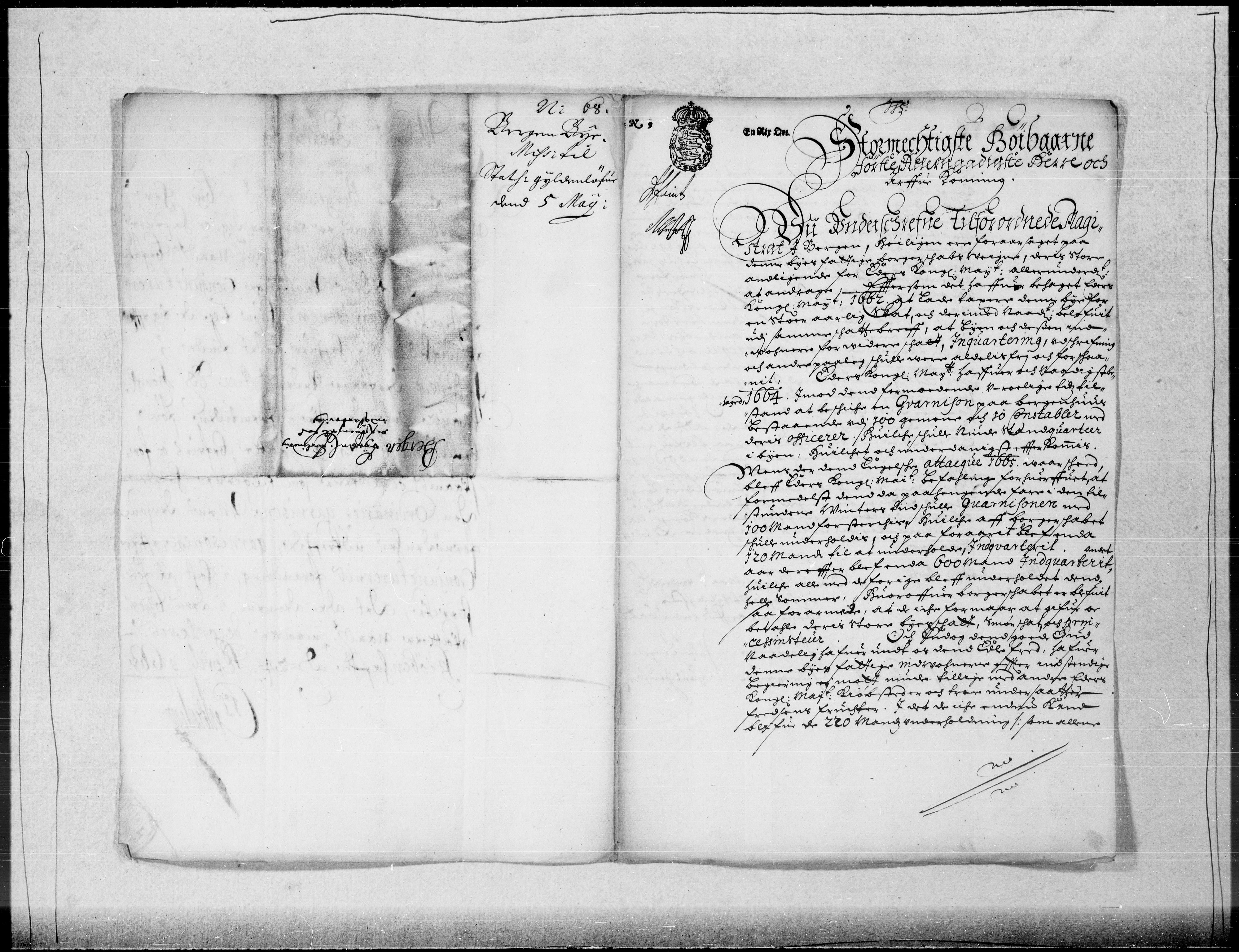 Danske Kanselli 1572-1799, RA/EA-3023/F/Fc/Fcc/Fcca/L0027: Norske innlegg 1572-1799, 1667-1669, s. 266
