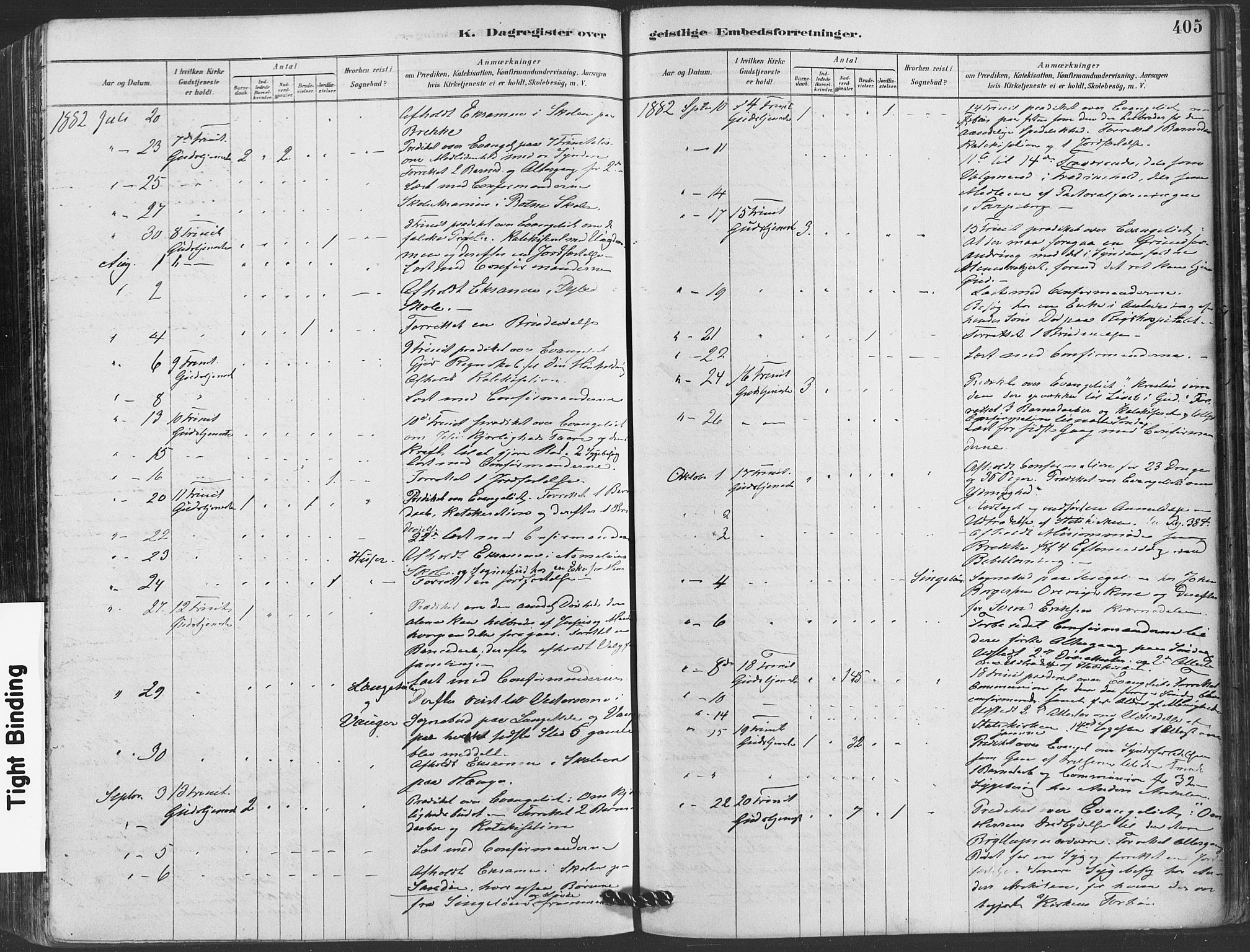 Hvaler prestekontor Kirkebøker, AV/SAO-A-2001/F/Fa/L0008: Ministerialbok nr. I 8, 1878-1895, s. 405