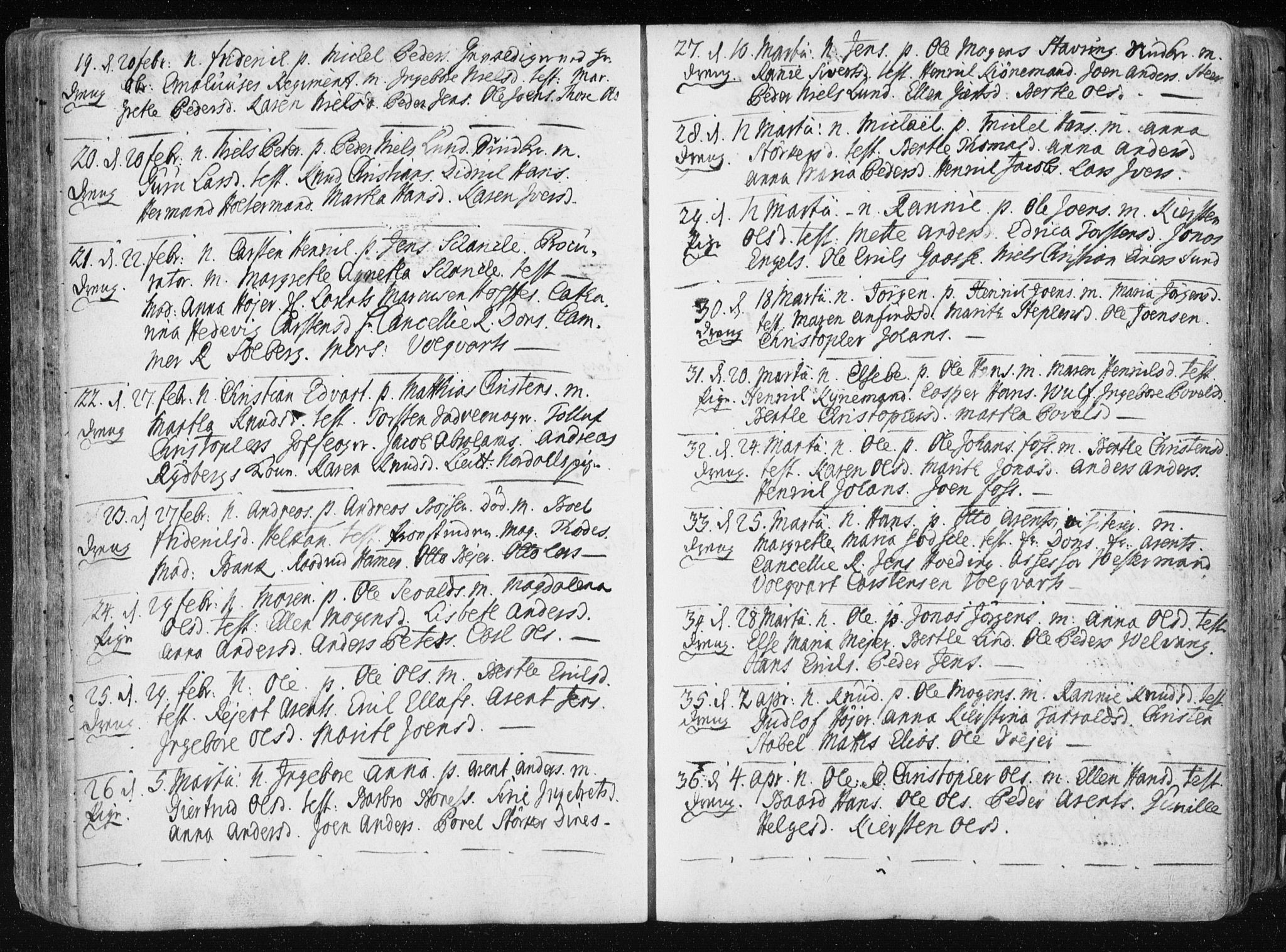 Ministerialprotokoller, klokkerbøker og fødselsregistre - Sør-Trøndelag, AV/SAT-A-1456/601/L0036: Ministerialbok nr. 601A04, 1729-1769
