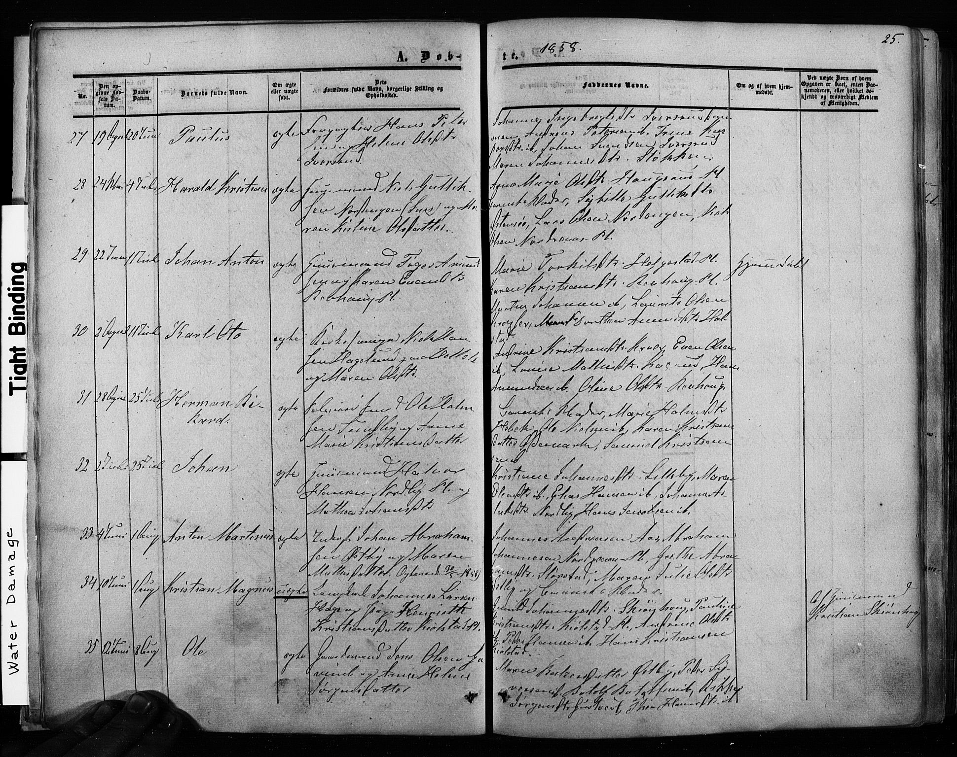 Ås prestekontor Kirkebøker, AV/SAO-A-10894/F/Fa/L0007: Ministerialbok nr. I 7, 1854-1870, s. 25