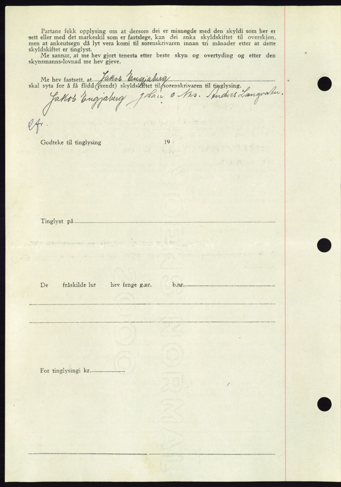 Søre Sunnmøre sorenskriveri, AV/SAT-A-4122/1/2/2C/L0082: Pantebok nr. 8A, 1948-1948, Dagboknr: 740/1948