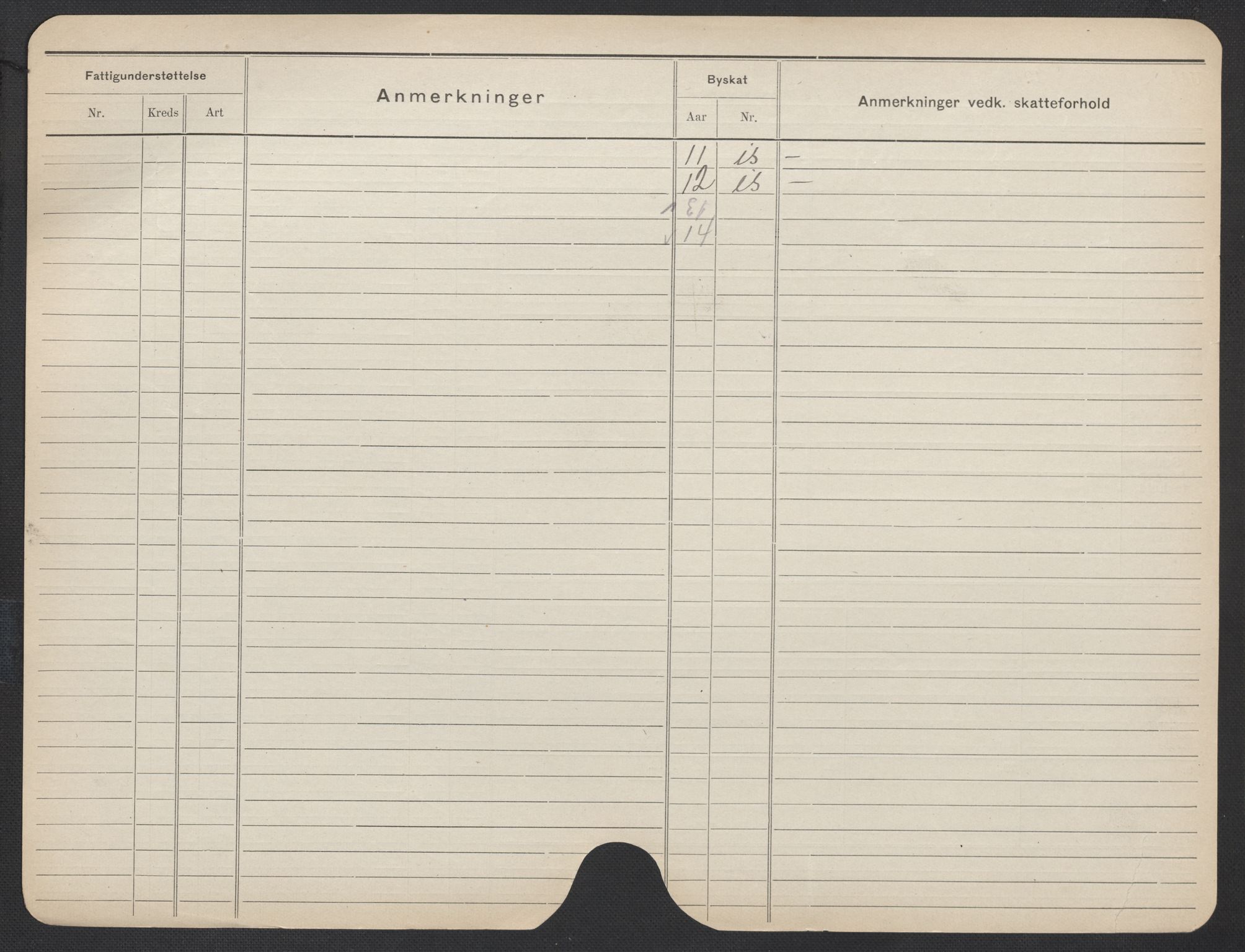 Oslo folkeregister, Registerkort, AV/SAO-A-11715/F/Fa/Fac/L0018: Kvinner, 1906-1914, s. 478b