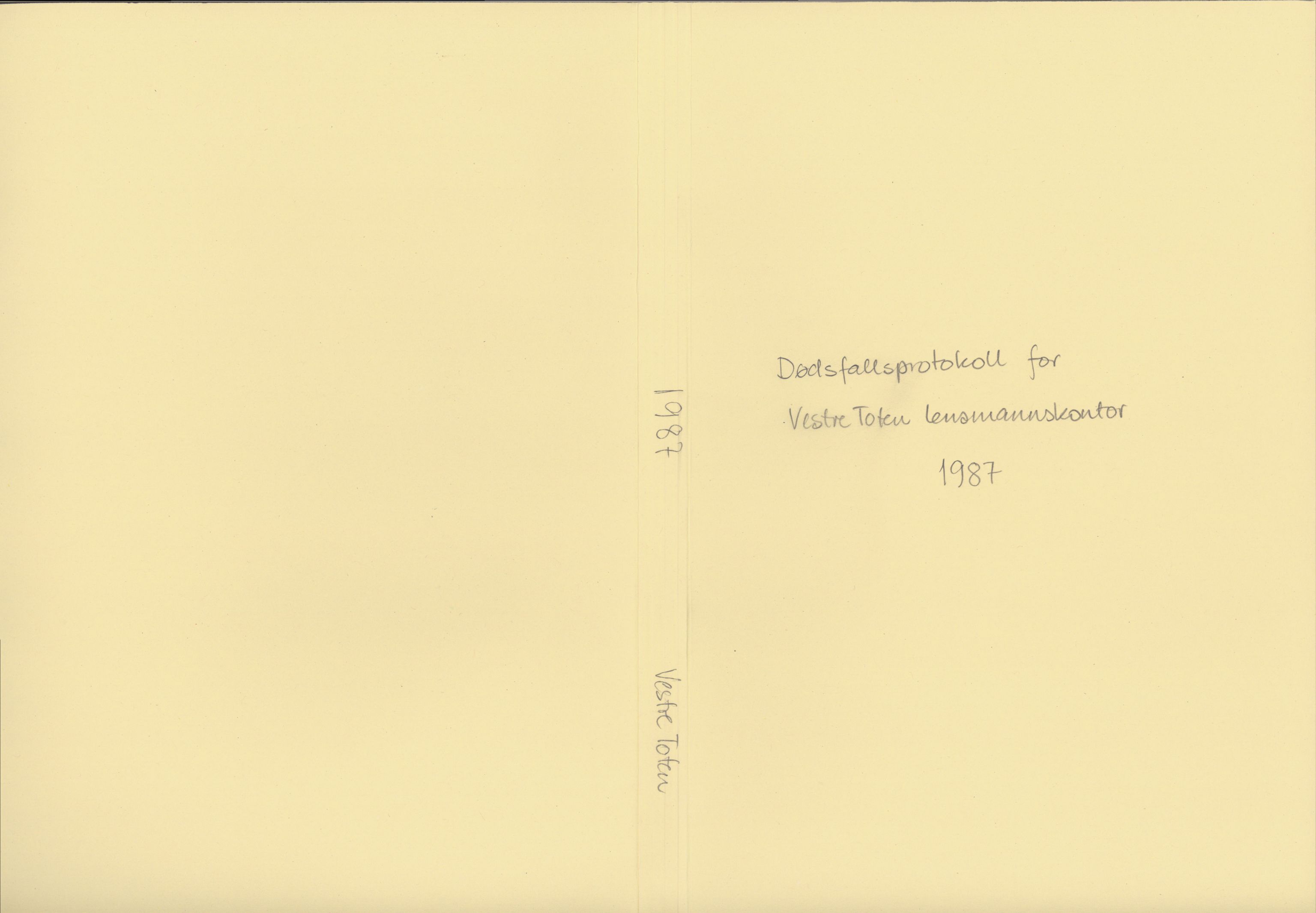 Vestre Toten lensmannskontor, SAH/LOV-007/H/Ha/L0020: Dødsfallsprotokoll, 1985-1990, s. 603