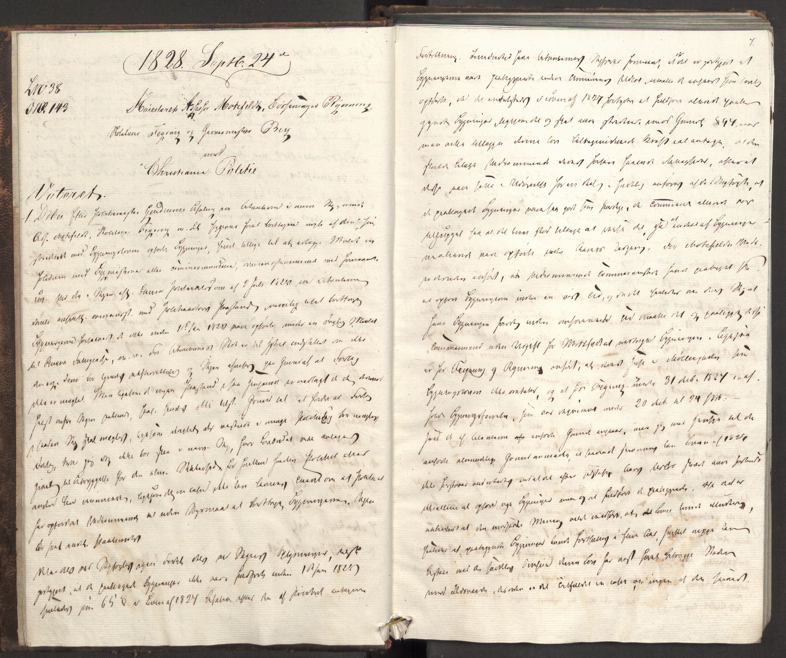 Høyesterett, AV/RA-S-1002/E/Eb/Ebb/L0016/0001: Voteringsprotokoller / Voteringsprotokoll, 1828, s. 6b-7a