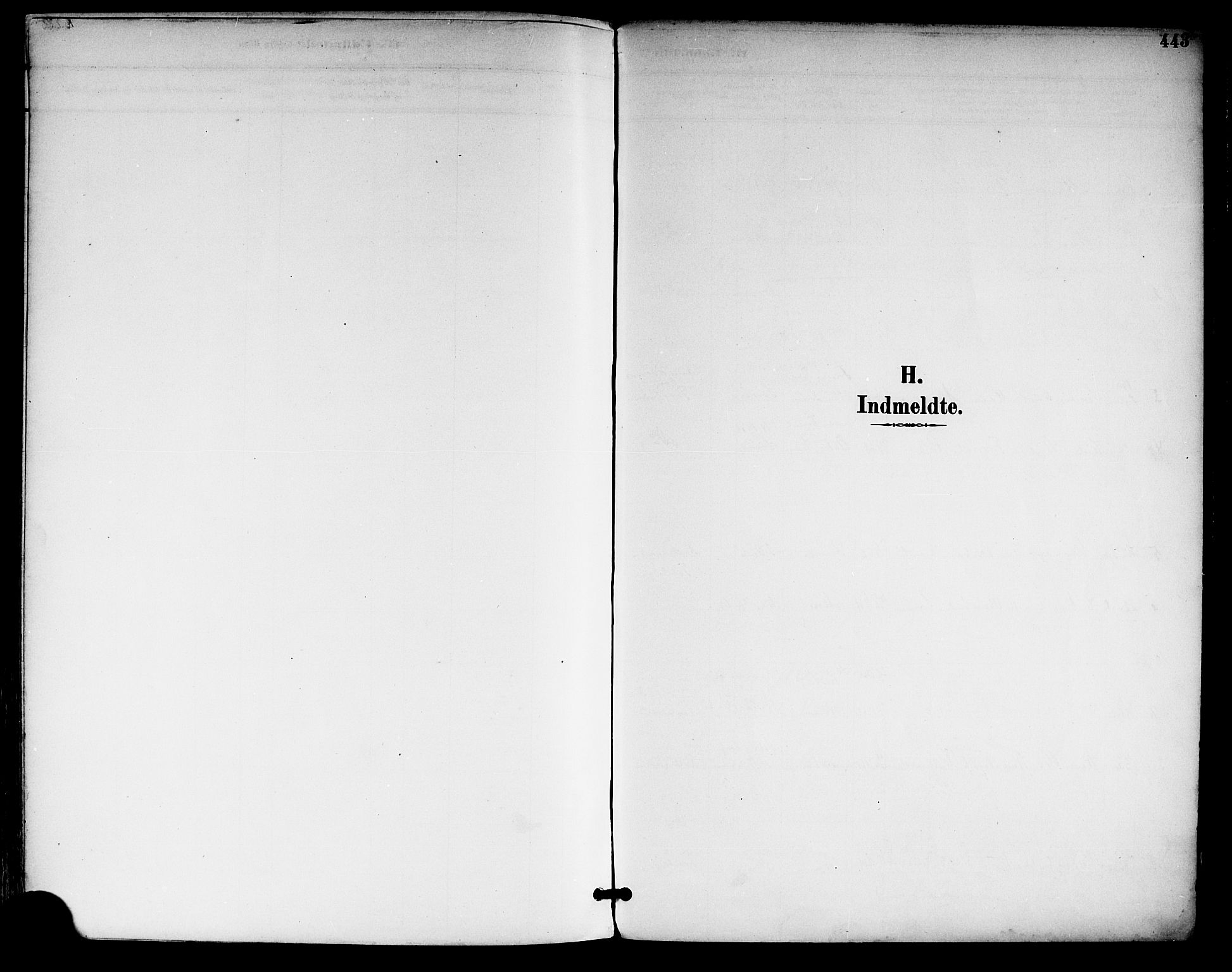 Tønsberg kirkebøker, AV/SAKO-A-330/F/Fa/L0012: Ministerialbok nr. I 12, 1891-1899, s. 443
