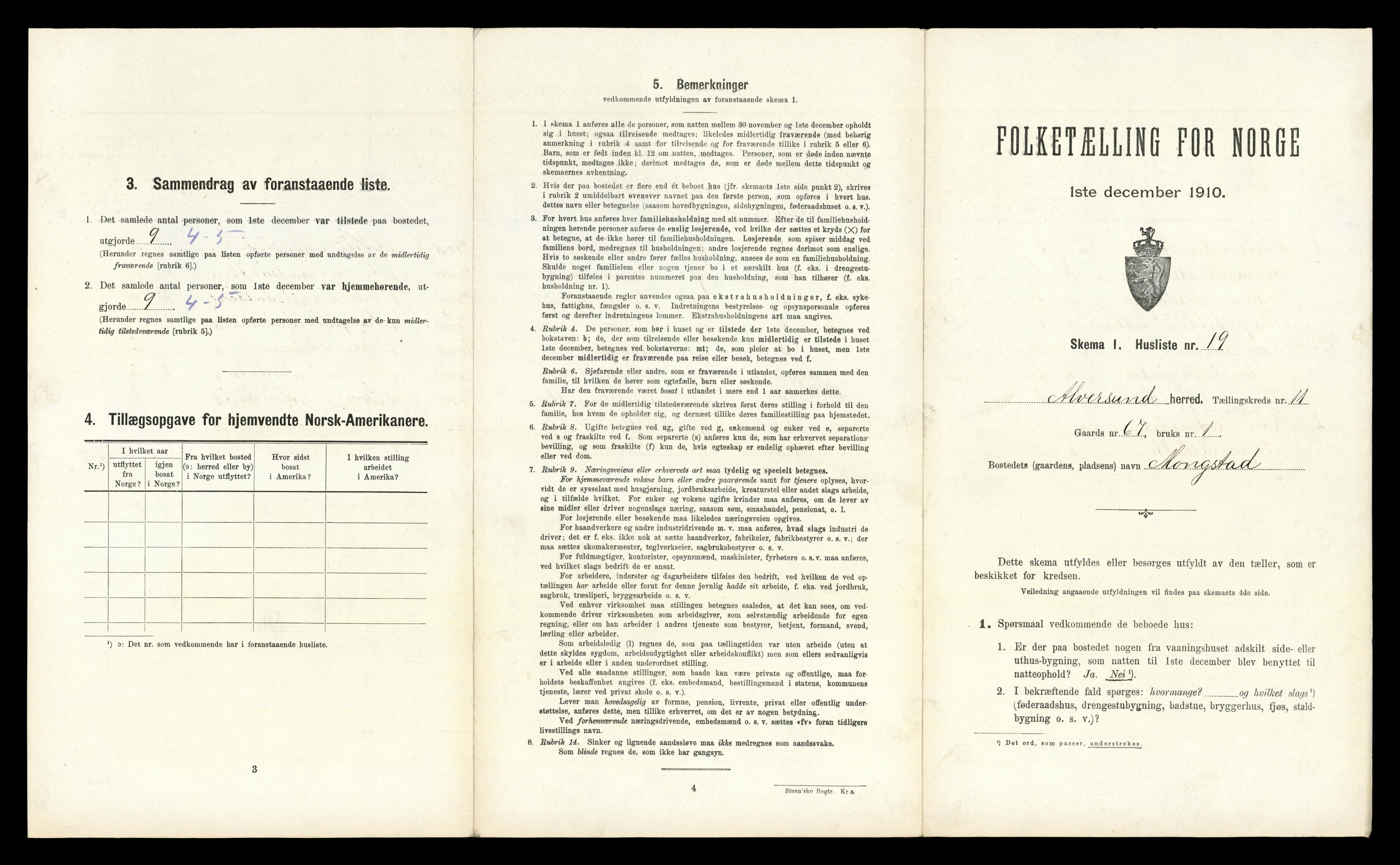 RA, Folketelling 1910 for 1257 Alversund herred, 1910, s. 862
