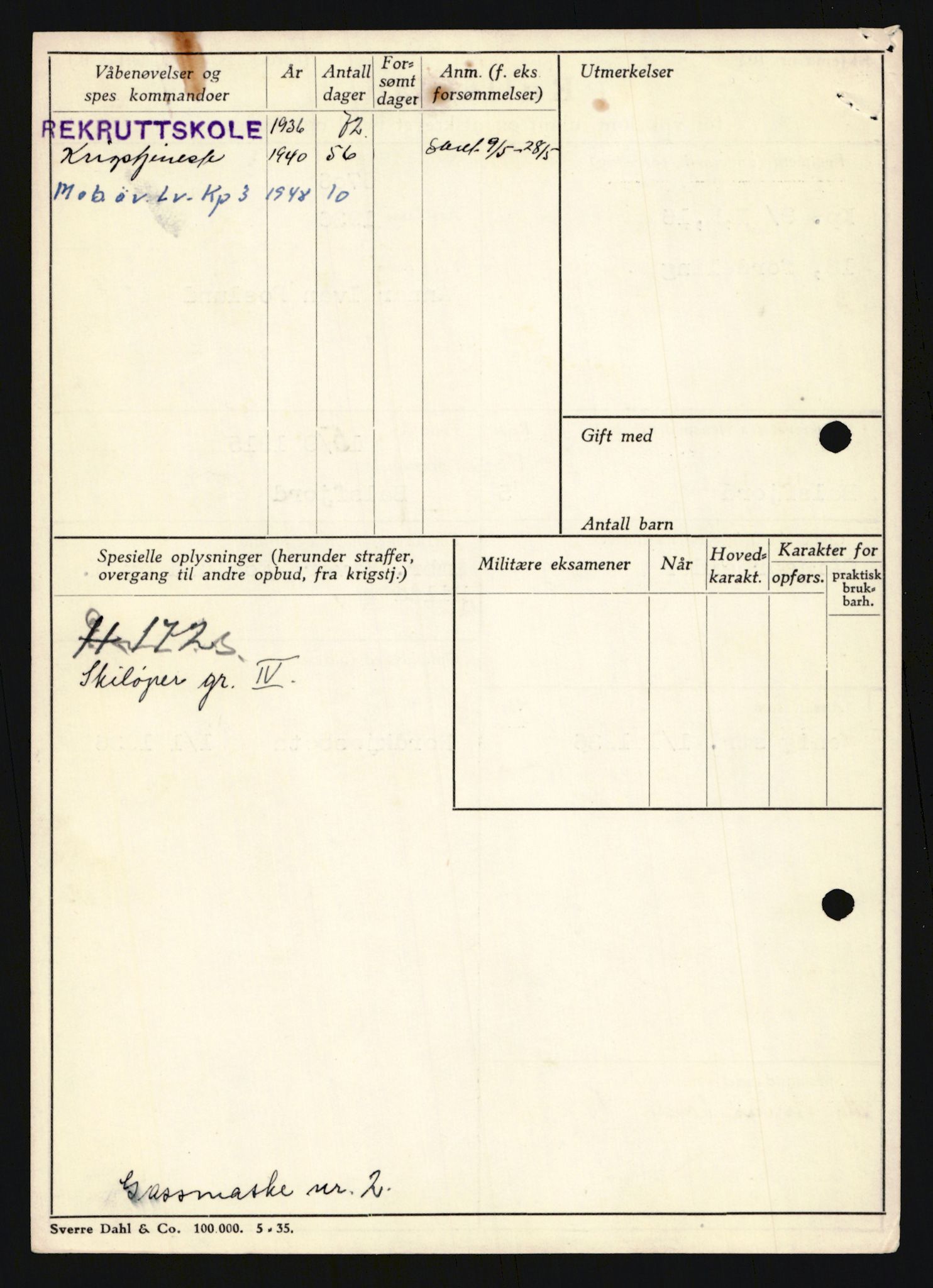 Forsvaret, Troms infanteriregiment nr. 16, AV/RA-RAFA-3146/P/Pa/L0020: Rulleblad for regimentets menige mannskaper, årsklasse 1936, 1936, s. 254