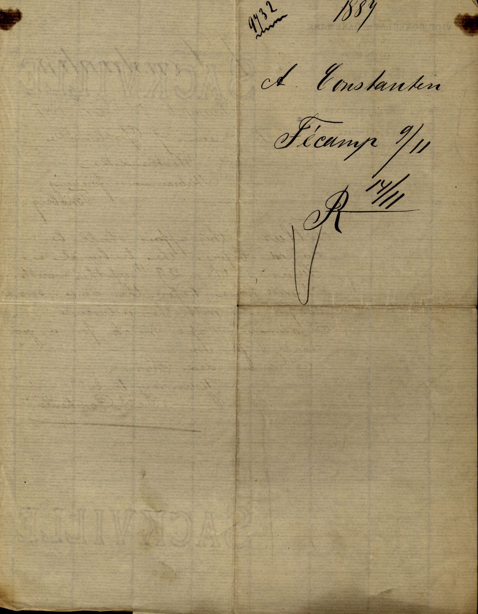Pa 63 - Østlandske skibsassuranceforening, VEMU/A-1079/G/Ga/L0020/0001: Havaridokumenter / Tellus, Telanak, Wilhelmine, 1887, s. 74