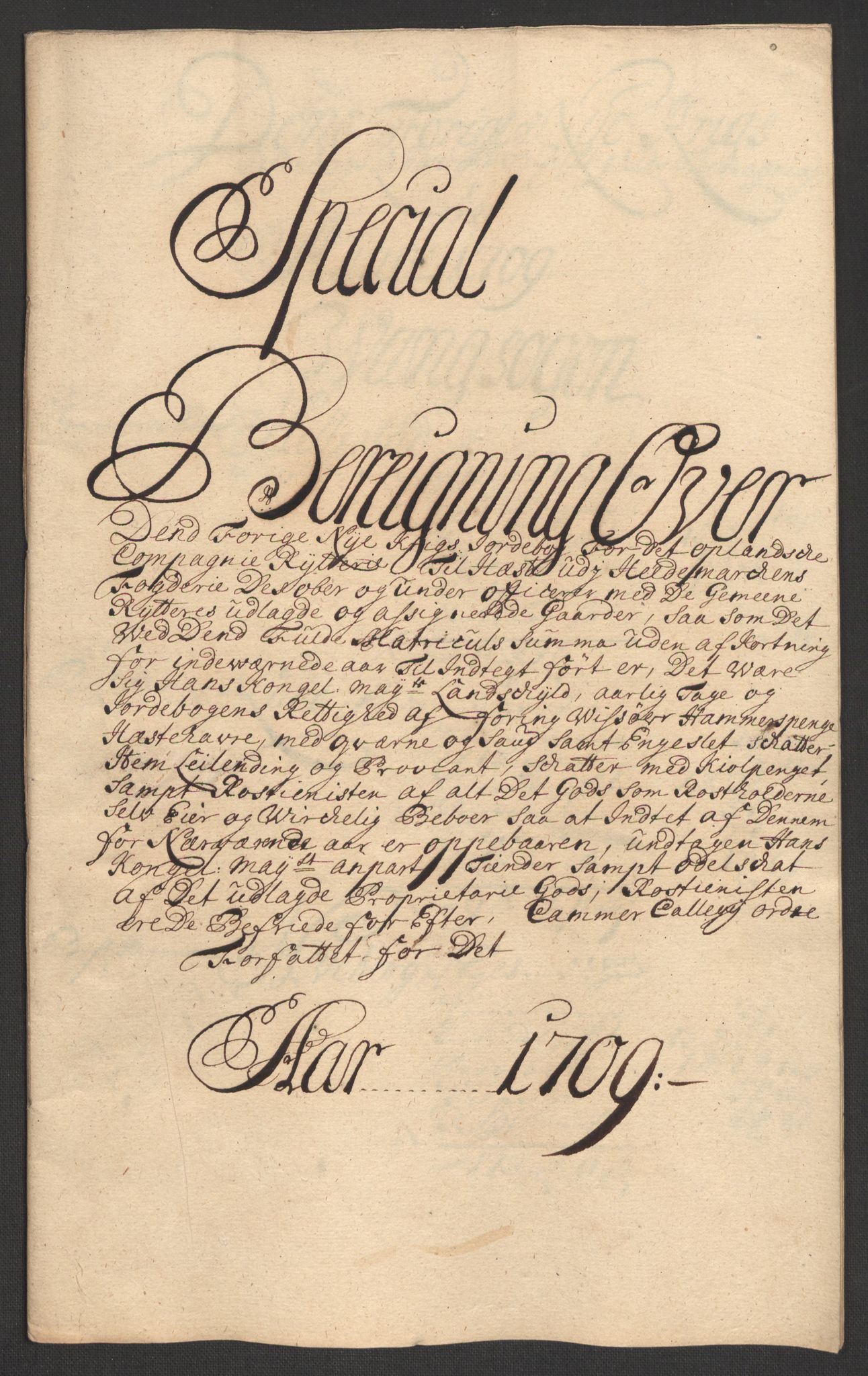 Rentekammeret inntil 1814, Reviderte regnskaper, Fogderegnskap, RA/EA-4092/R16/L1045: Fogderegnskap Hedmark, 1709, s. 210