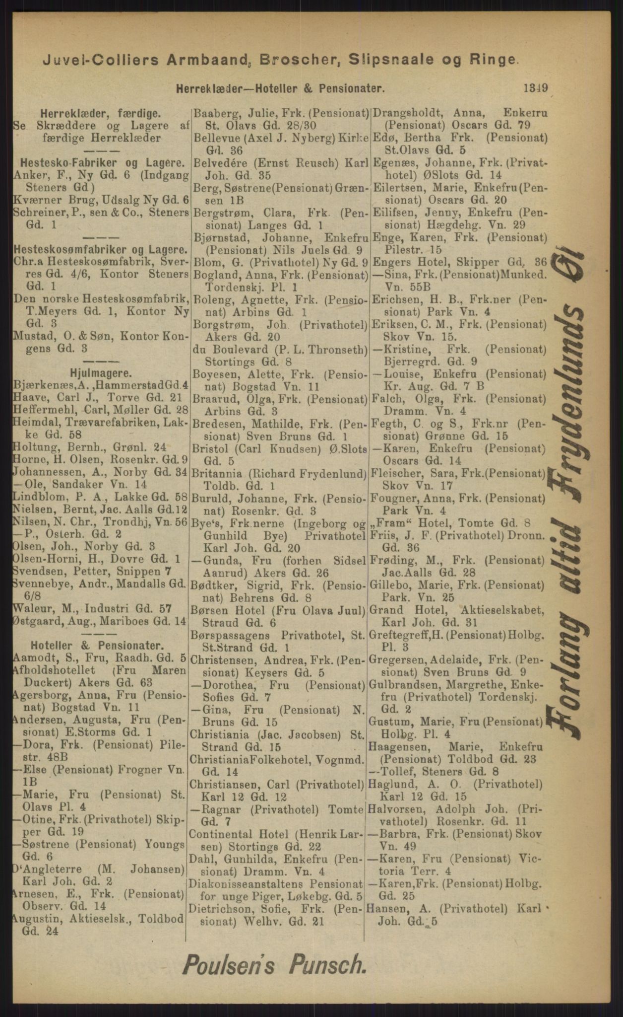 Kristiania/Oslo adressebok, PUBL/-, 1903, s. 1349