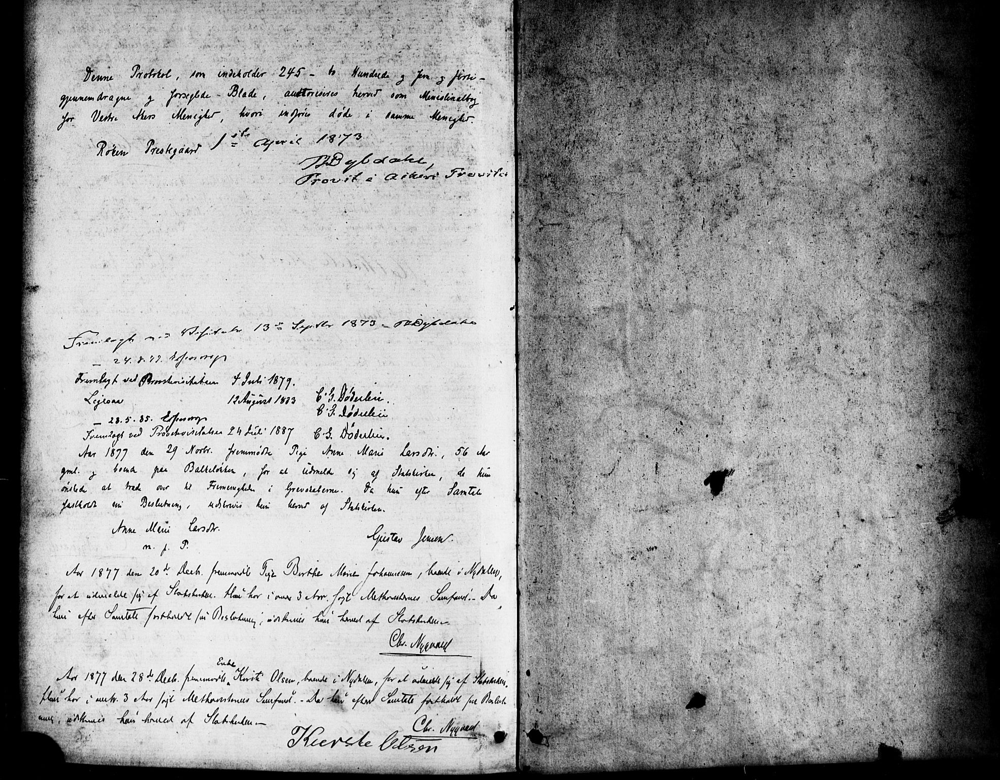 Vestre Aker prestekontor Kirkebøker, AV/SAO-A-10025/F/Fa/L0006: Ministerialbok nr. 6, 1873-1886