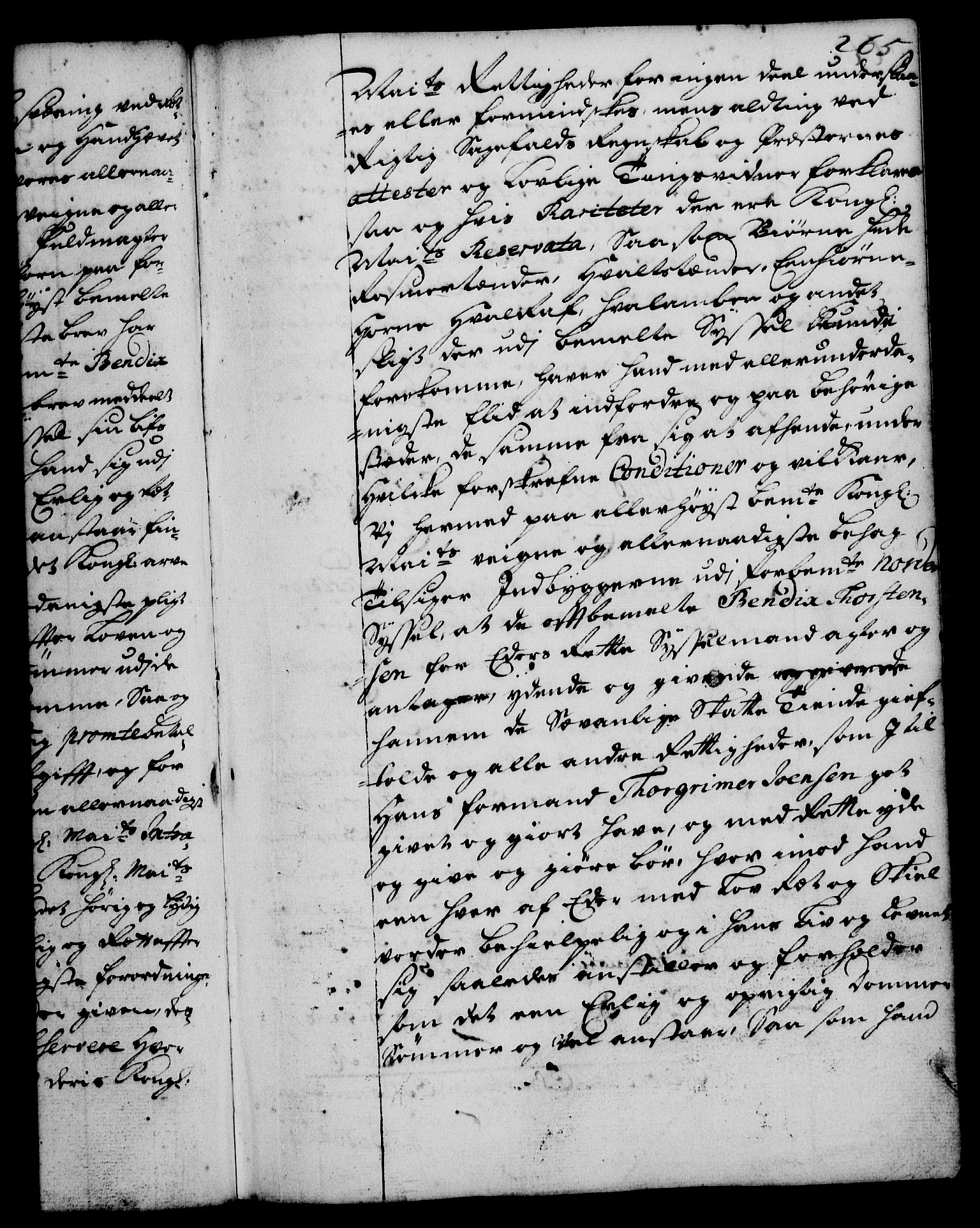 Rentekammeret, Kammerkanselliet, RA/EA-3111/G/Gg/Gge/L0001: Norsk bestallingsprotokoll med register (merket RK 53.25), 1720-1730, s. 265