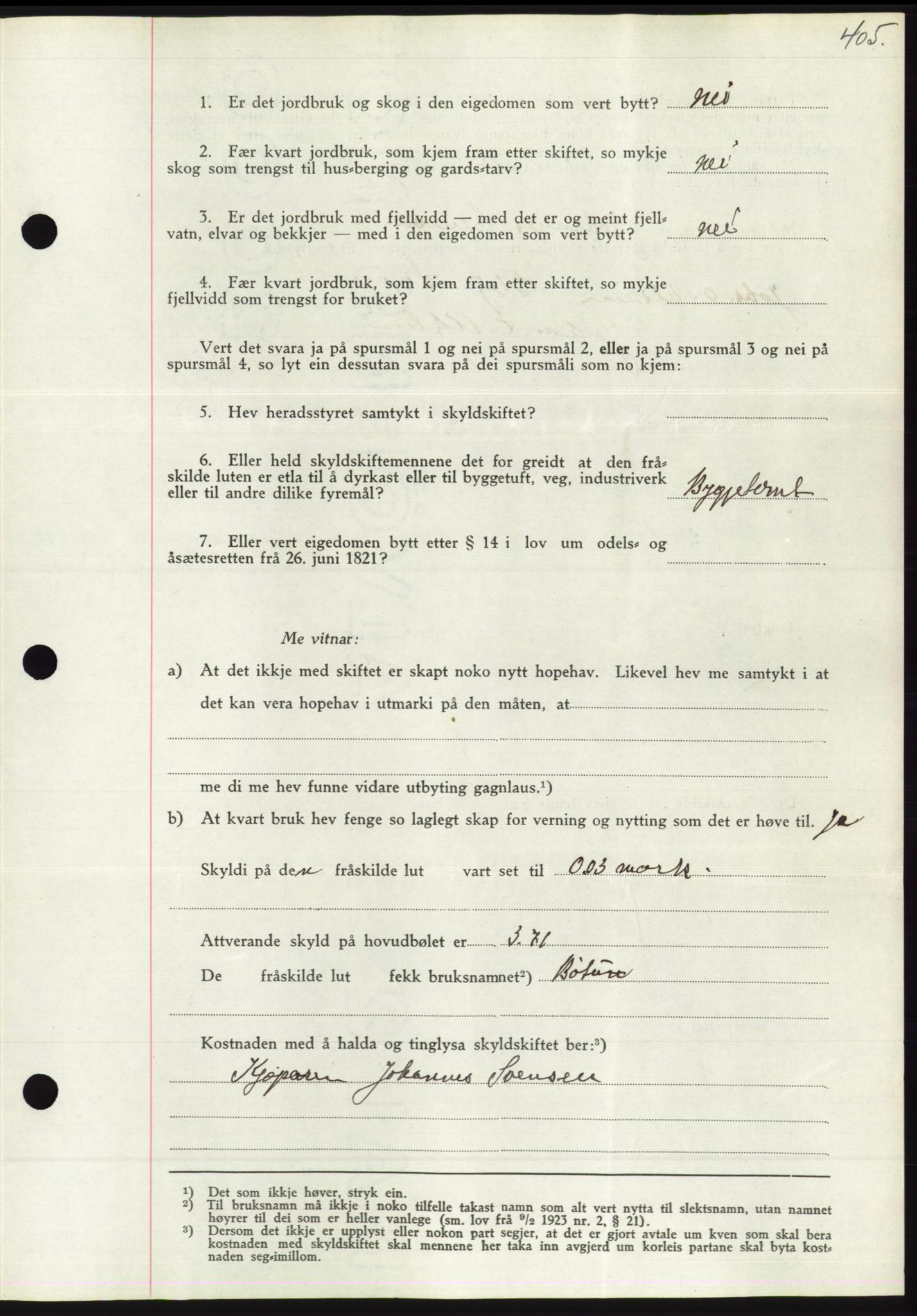 Søre Sunnmøre sorenskriveri, AV/SAT-A-4122/1/2/2C/L0071: Pantebok nr. 65, 1941-1941, Dagboknr: 868/1941