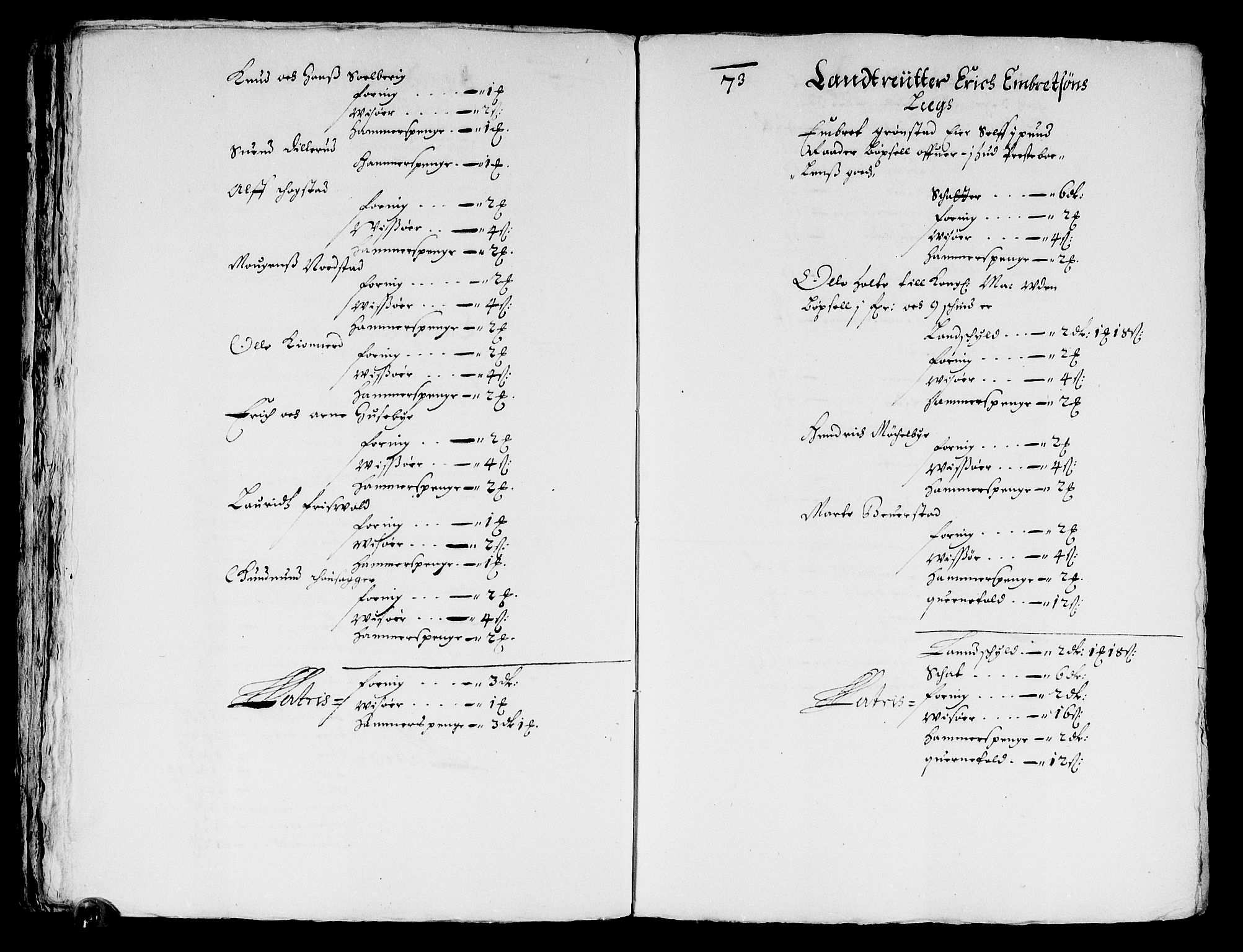 Rentekammeret inntil 1814, Reviderte regnskaper, Stiftamtstueregnskaper, Landkommissariatet på Akershus og Akershus stiftamt, AV/RA-EA-5869/R/Ra/L0027: Landkommissariatet på Akershus, 1665