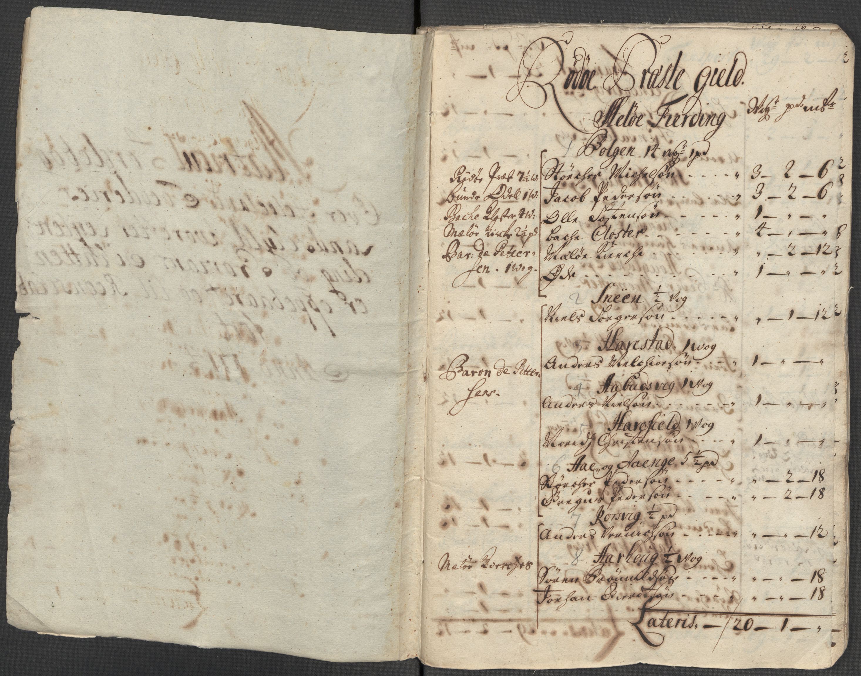 Rentekammeret inntil 1814, Reviderte regnskaper, Fogderegnskap, RA/EA-4092/R65/L4513: Fogderegnskap Helgeland, 1714-1715, s. 22