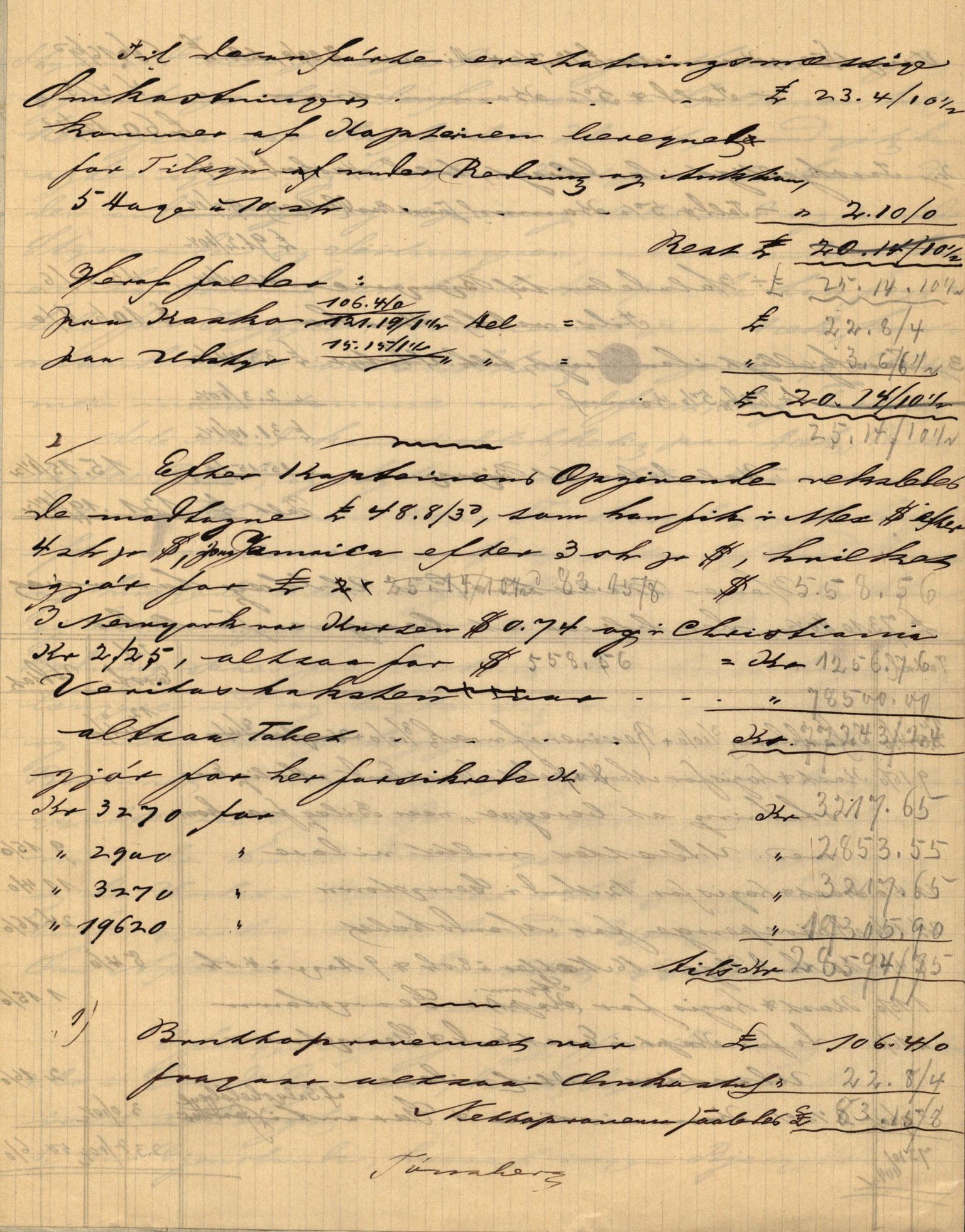 Pa 63 - Østlandske skibsassuranceforening, VEMU/A-1079/G/Ga/L0021/0003: Havaridokumenter / Inga av Drammen, Inga av Sandefjord, Primula, 1888-1889, s. 21