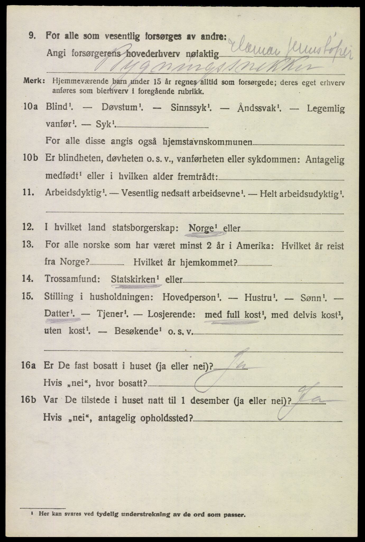 SAH, Folketelling 1920 for 0417 Stange herred, 1920, s. 5186