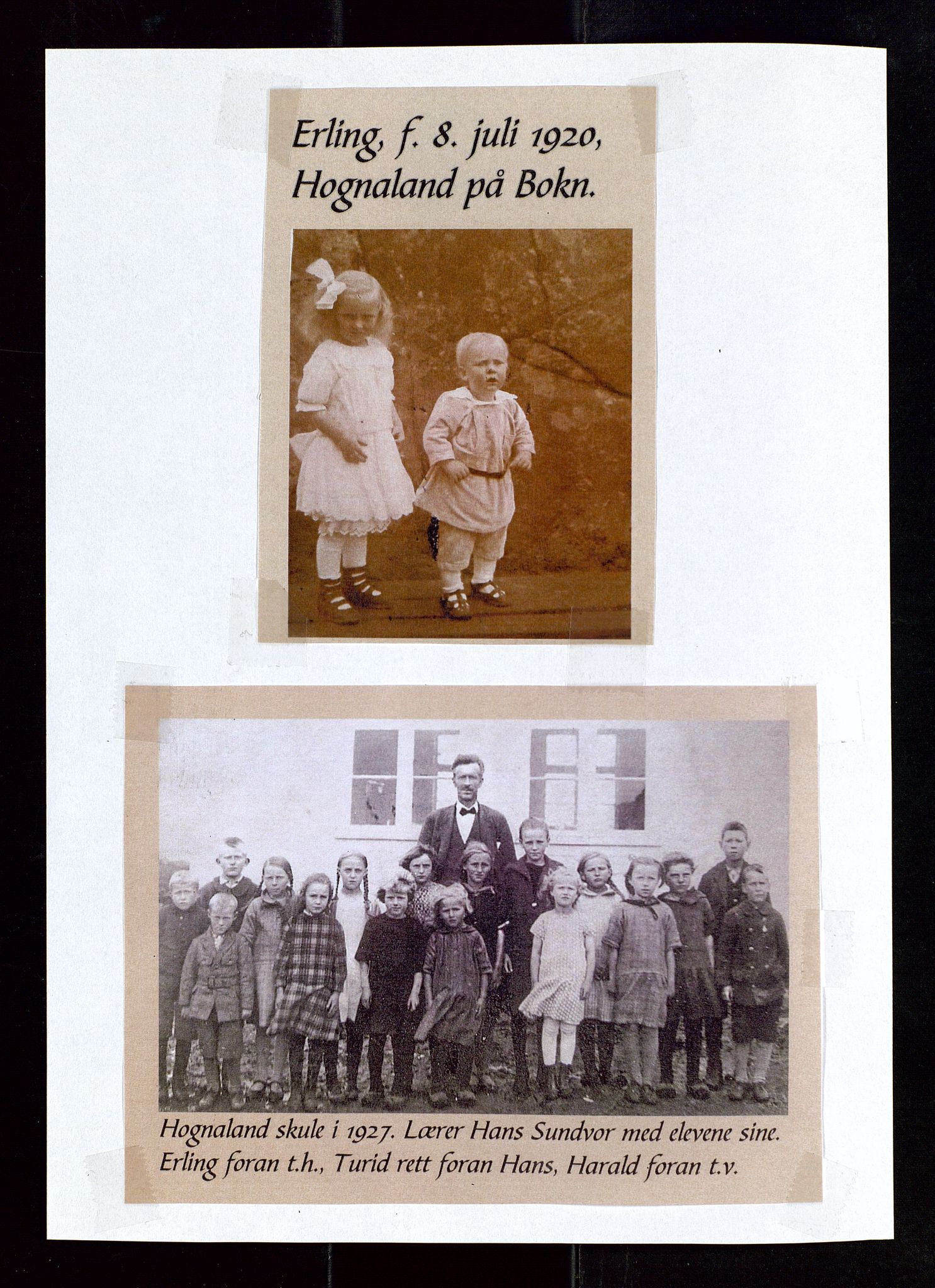 Pa 0526 - Sundvor, Erling, AV/SAST-A-102582/E/L0001: Dokumentene fra andre verdenskrig, 1941-1945