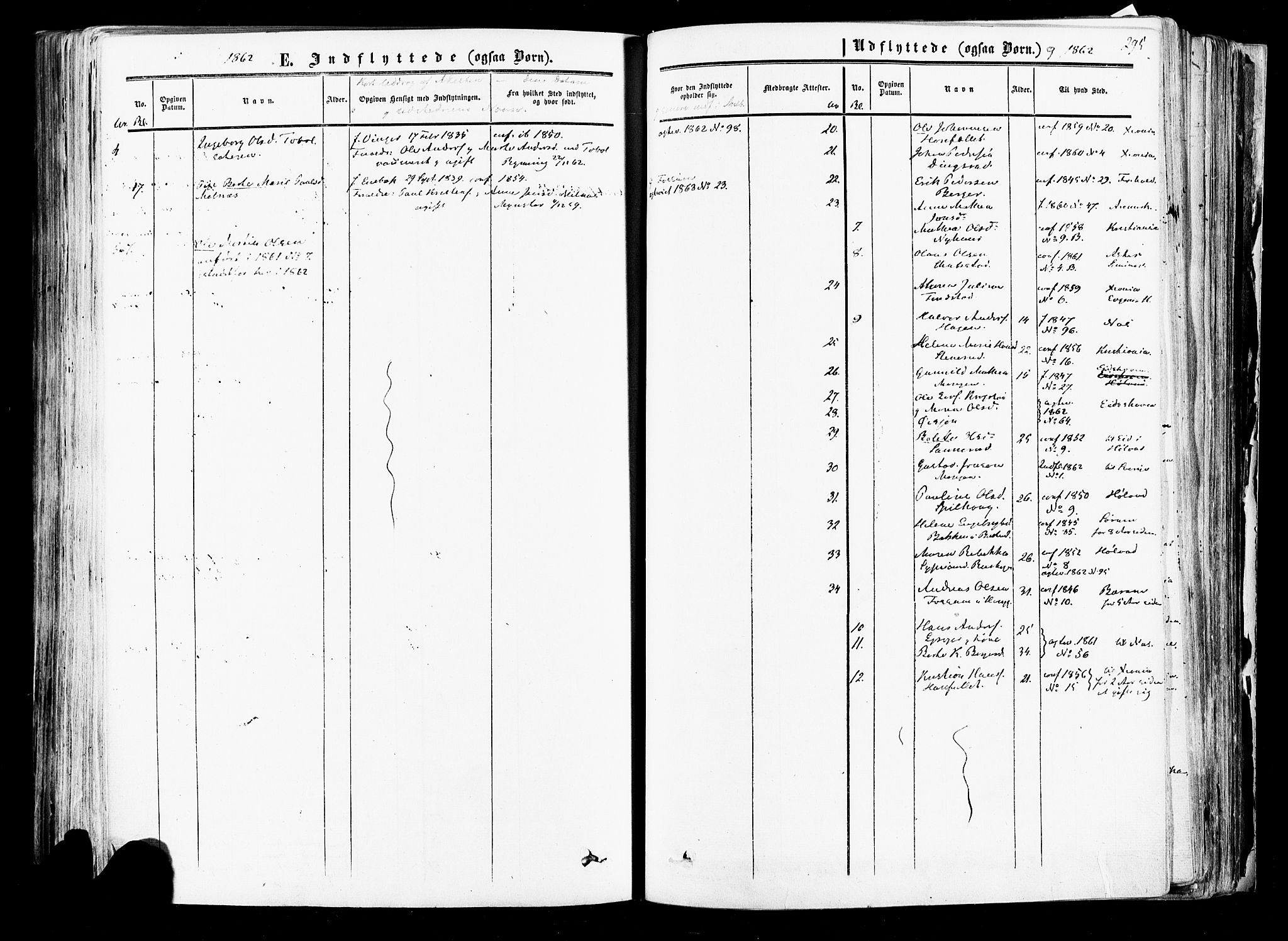 Aurskog prestekontor Kirkebøker, AV/SAO-A-10304a/F/Fa/L0007: Ministerialbok nr. I 7, 1854-1877, s. 295