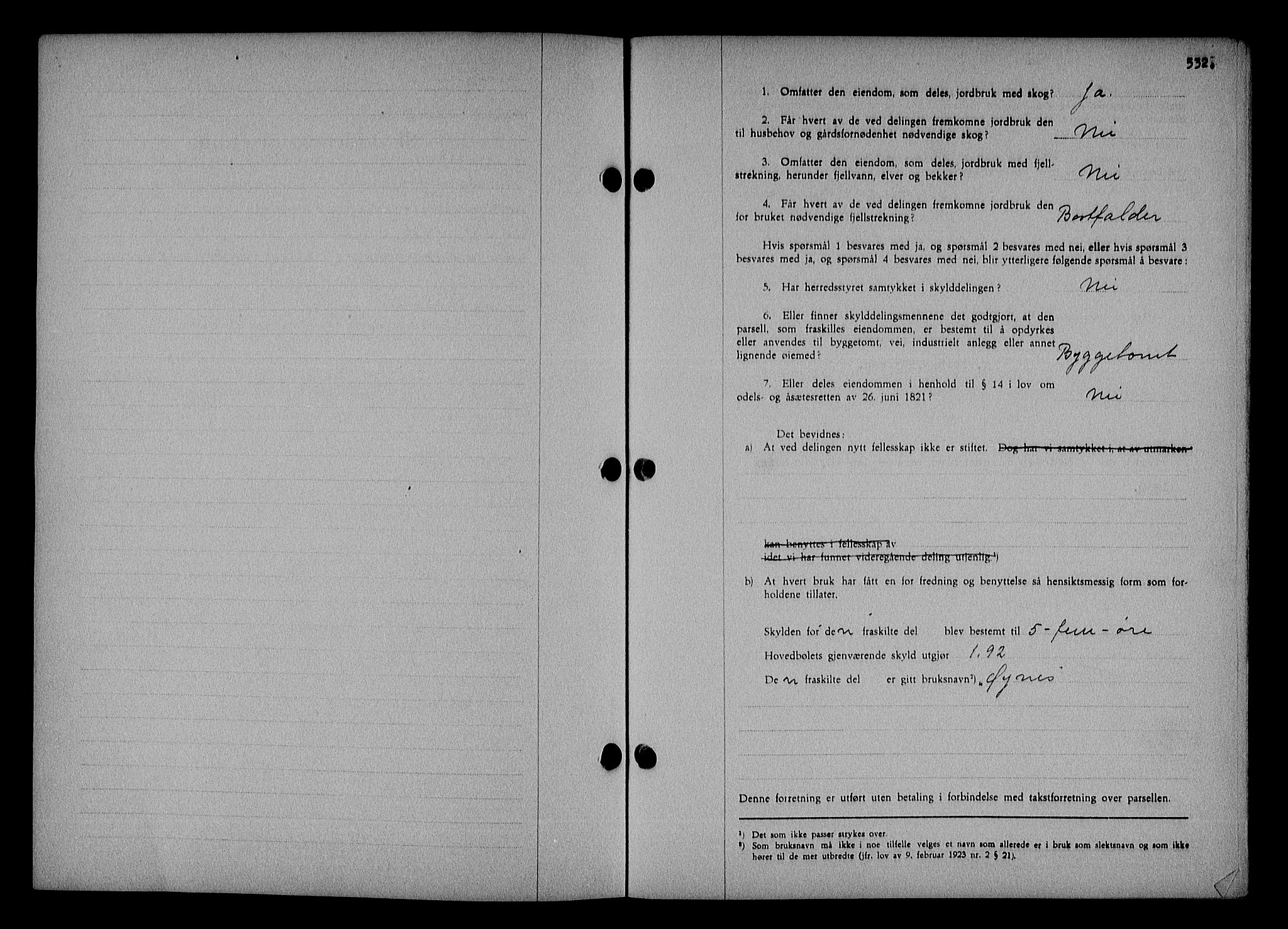 Nedenes sorenskriveri, SAK/1221-0006/G/Gb/Gba/L0045: Pantebok nr. 41, 1938-1938, Dagboknr: 1306/1938