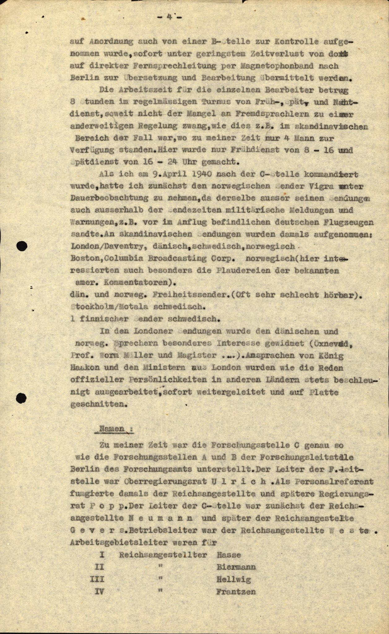 Forsvaret, Forsvarets overkommando II, RA/RAFA-3915/D/Db/L0011: CI Questionaires. Tyske okkupasjonsstyrker i Norge. Tyskere., 1945-1946, s. 293