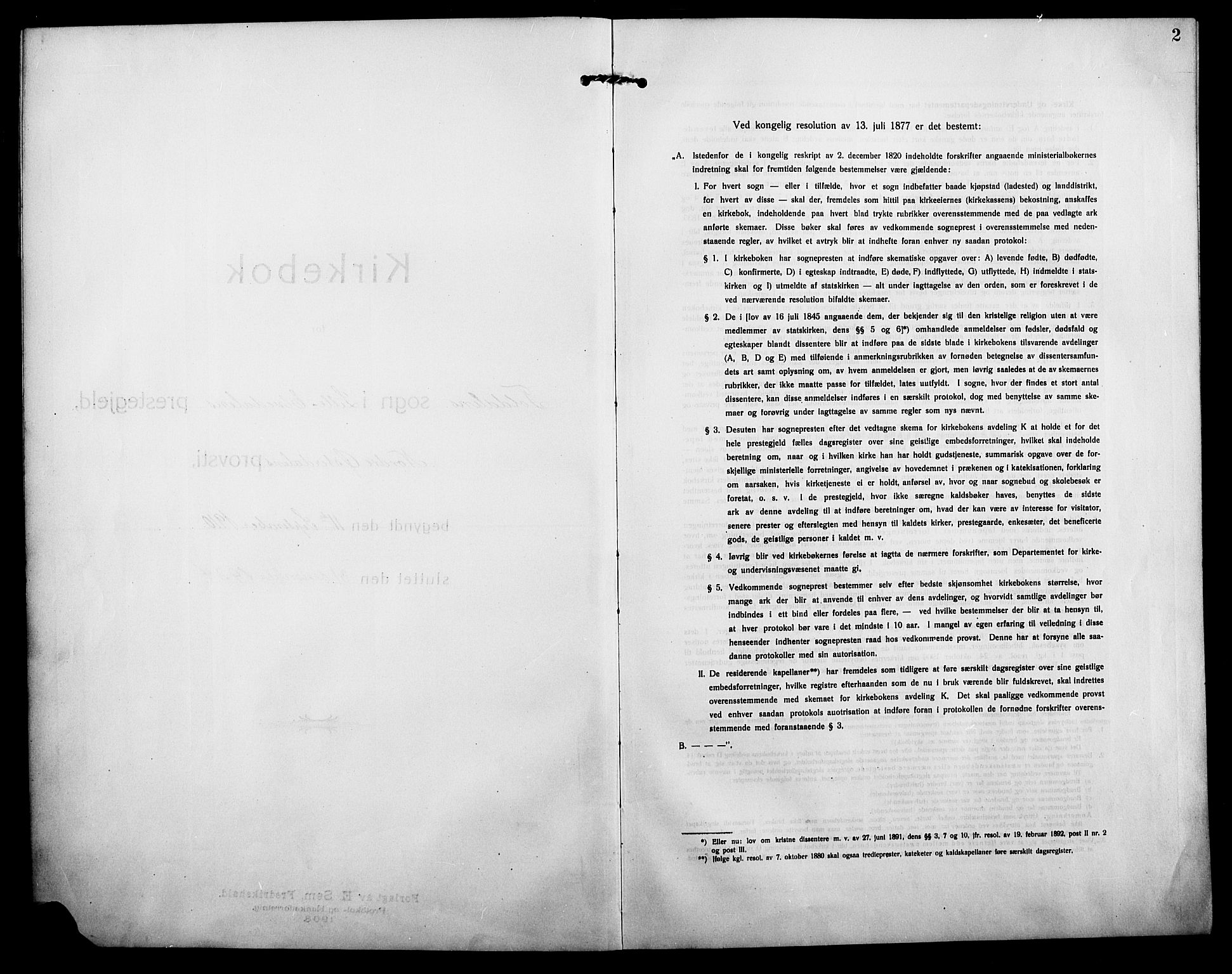 Alvdal prestekontor, SAH/PREST-060/H/Ha/Hab/L0006: Klokkerbok nr. 6, 1910-1924, s. 2