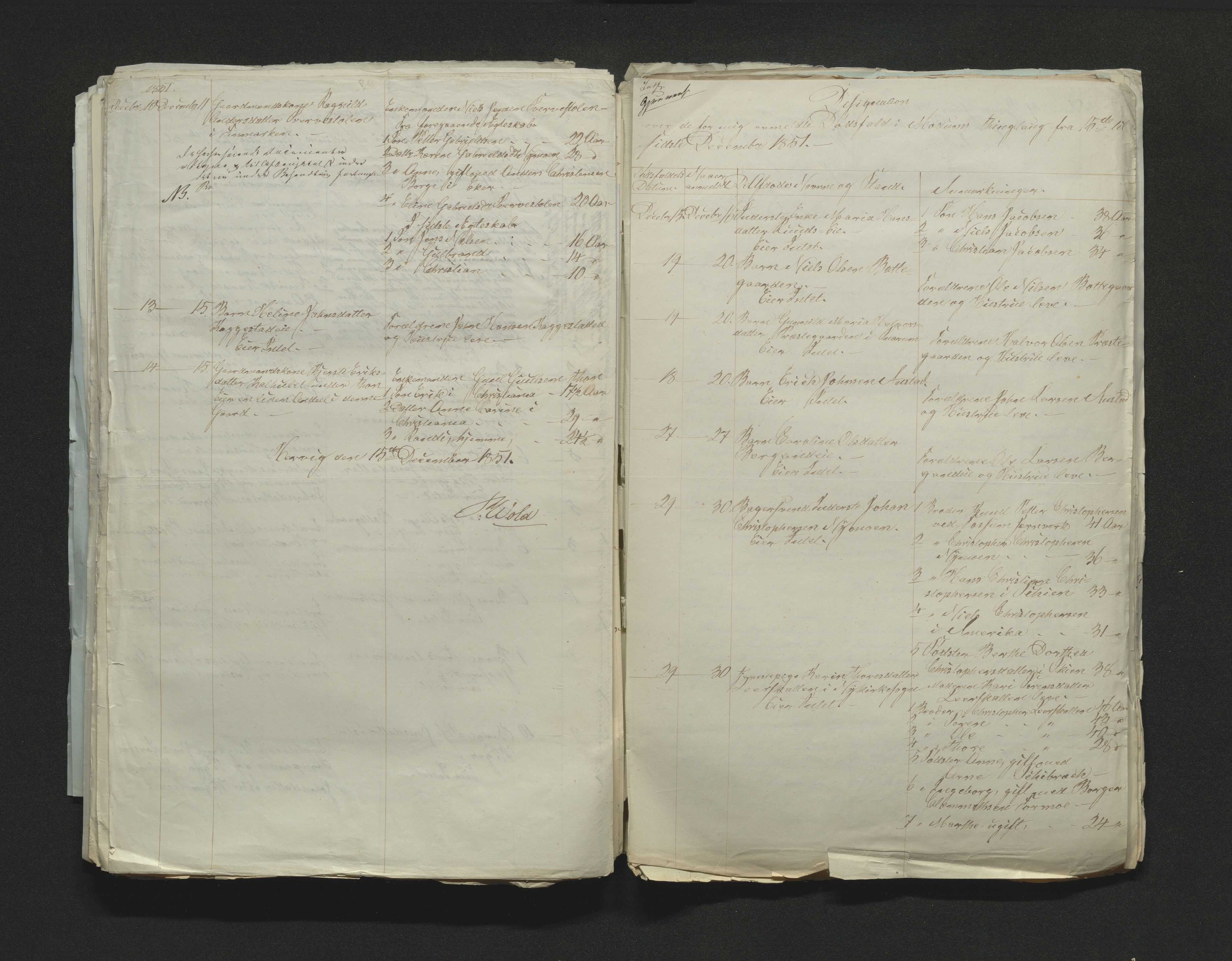 Eiker, Modum og Sigdal sorenskriveri, AV/SAKO-A-123/H/Ha/Hab/L0008: Dødsfallsmeldinger, 1850-1853