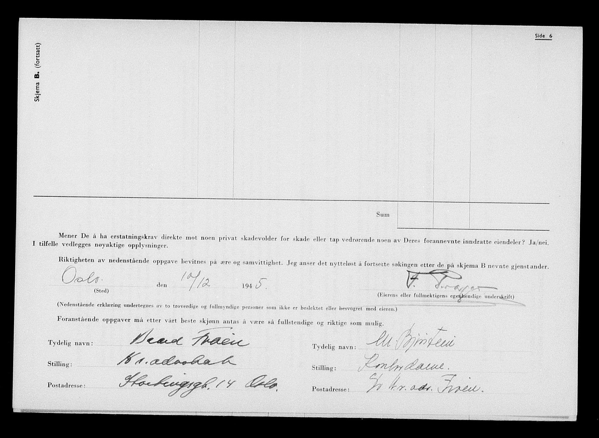 Justisdepartementet, Tilbakeføringskontoret for inndratte formuer, AV/RA-S-1564/H/Hc/Hcc/L0971: --, 1945-1947, s. 8