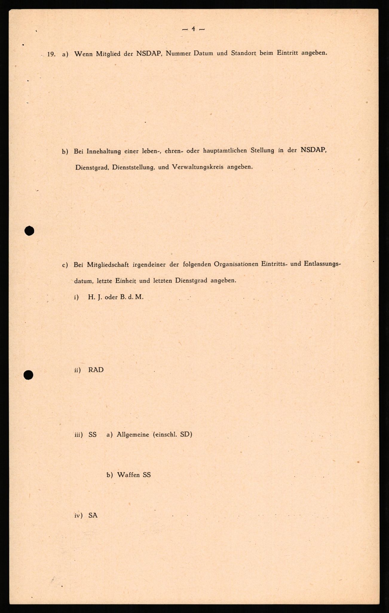 Forsvaret, Forsvarets overkommando II, RA/RAFA-3915/D/Db/L0021: CI Questionaires. Tyske okkupasjonsstyrker i Norge. Tyskere., 1945-1946, s. 373