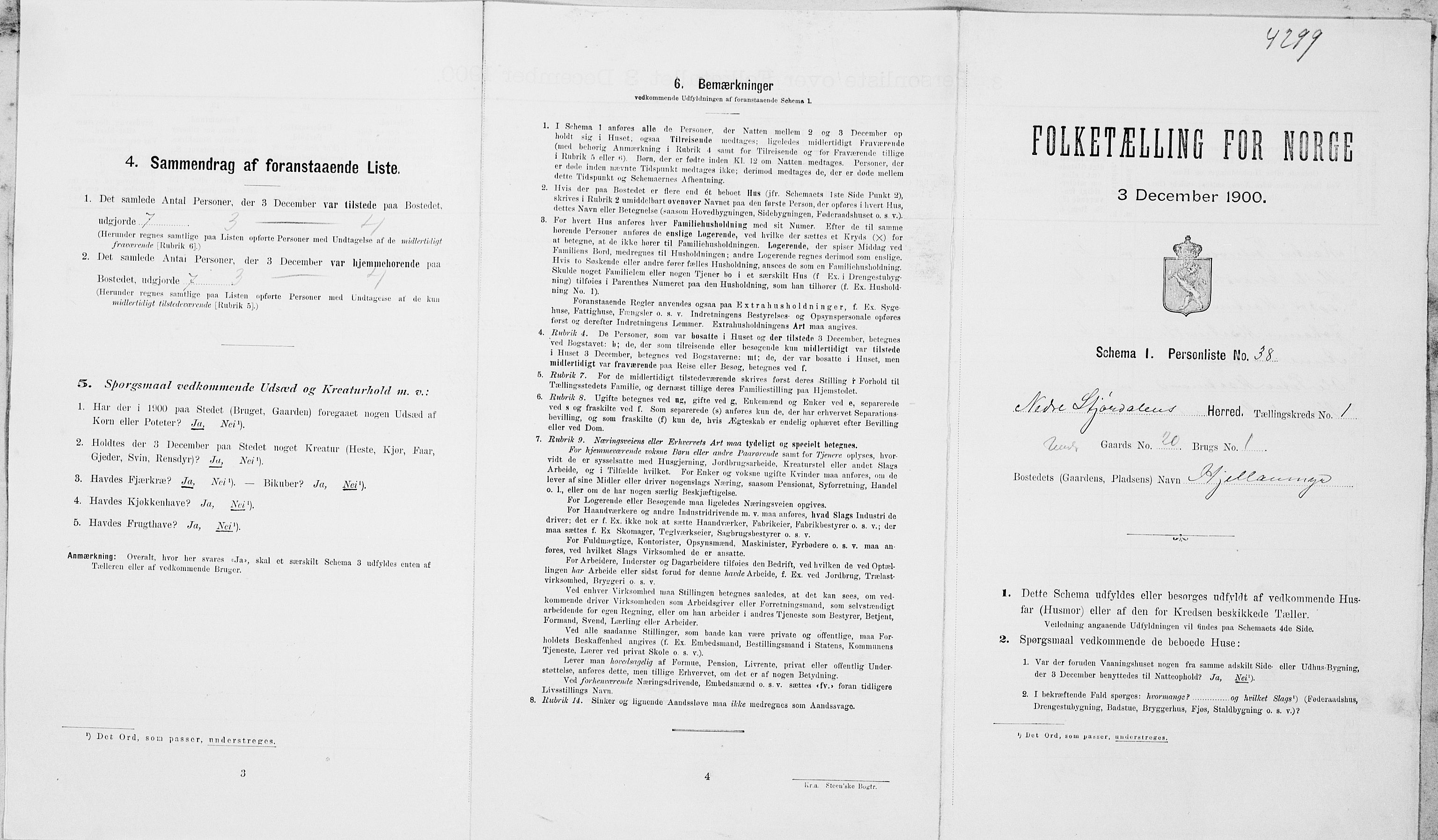SAT, Folketelling 1900 for 1714 Nedre Stjørdal herred, 1900, s. 237