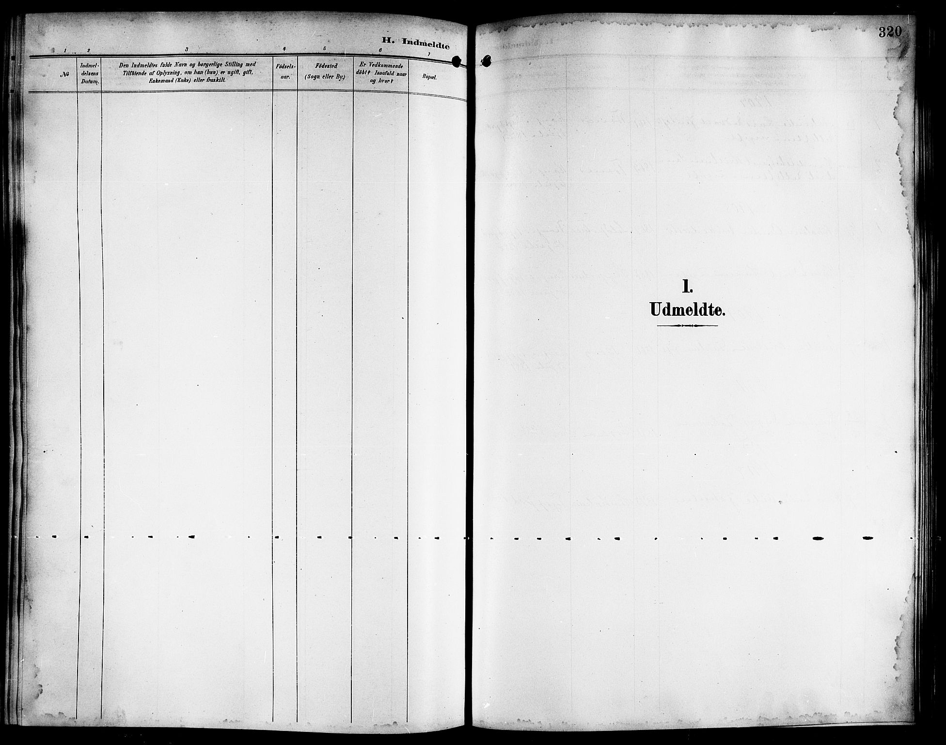 Ministerialprotokoller, klokkerbøker og fødselsregistre - Nordland, SAT/A-1459/861/L0877: Klokkerbok nr. 861C03, 1903-1919, s. 320
