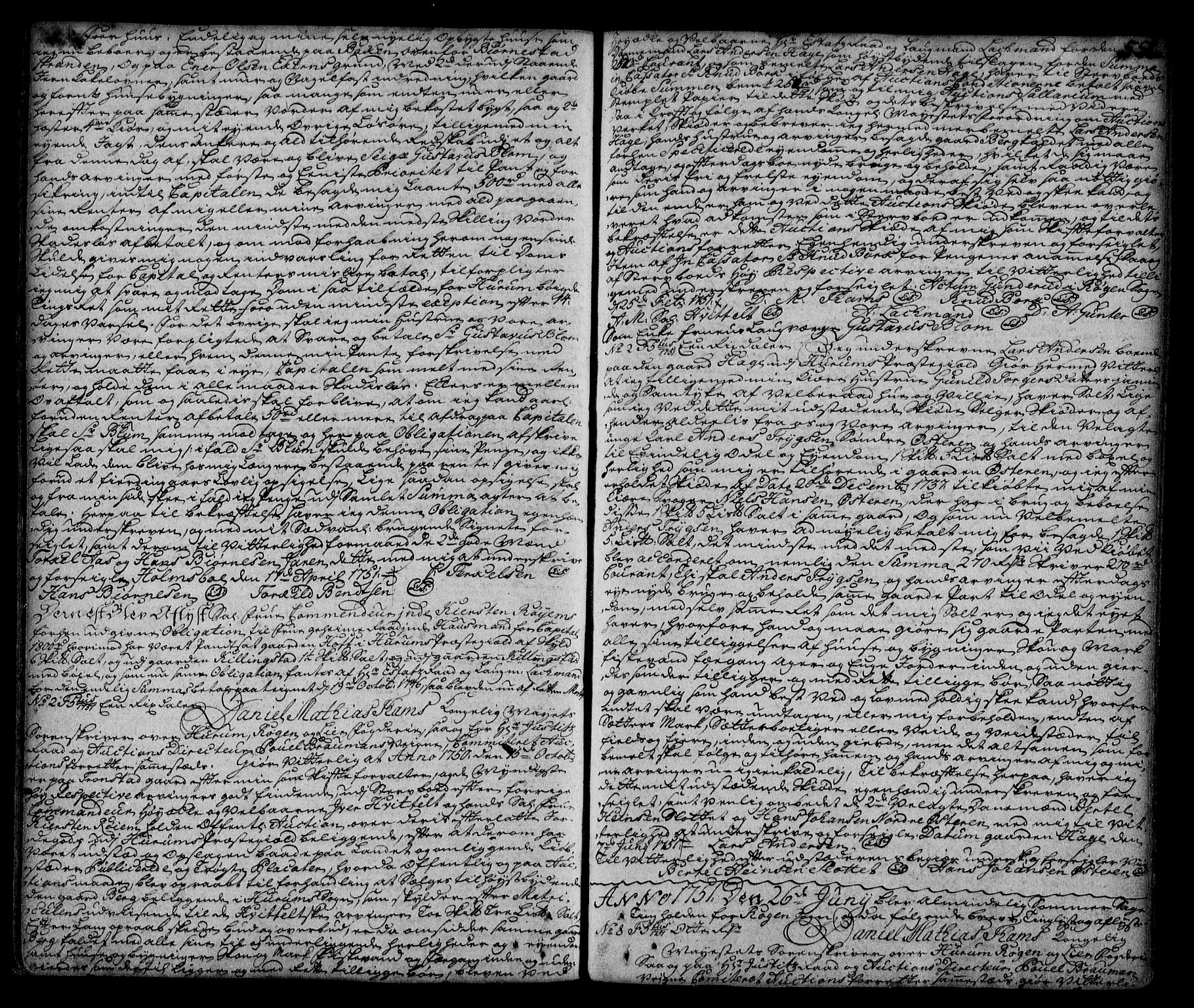 Lier, Røyken og Hurum sorenskriveri, SAKO/A-89/G/Ga/Gaa/L0002: Pantebok nr. II, 1725-1755, s. 551
