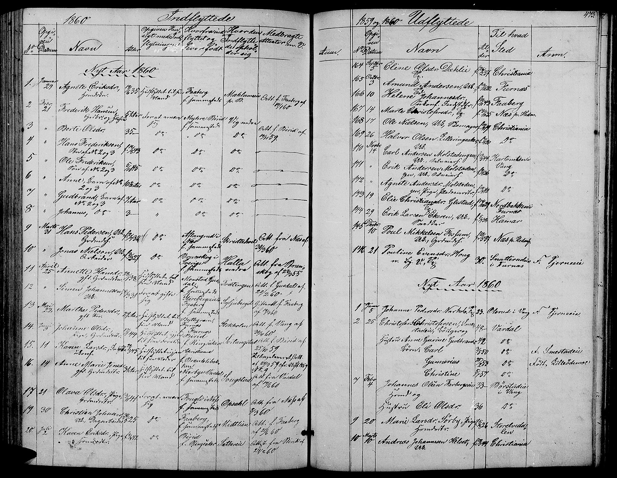Ringsaker prestekontor, AV/SAH-PREST-014/L/La/L0006: Klokkerbok nr. 6, 1851-1860, s. 473