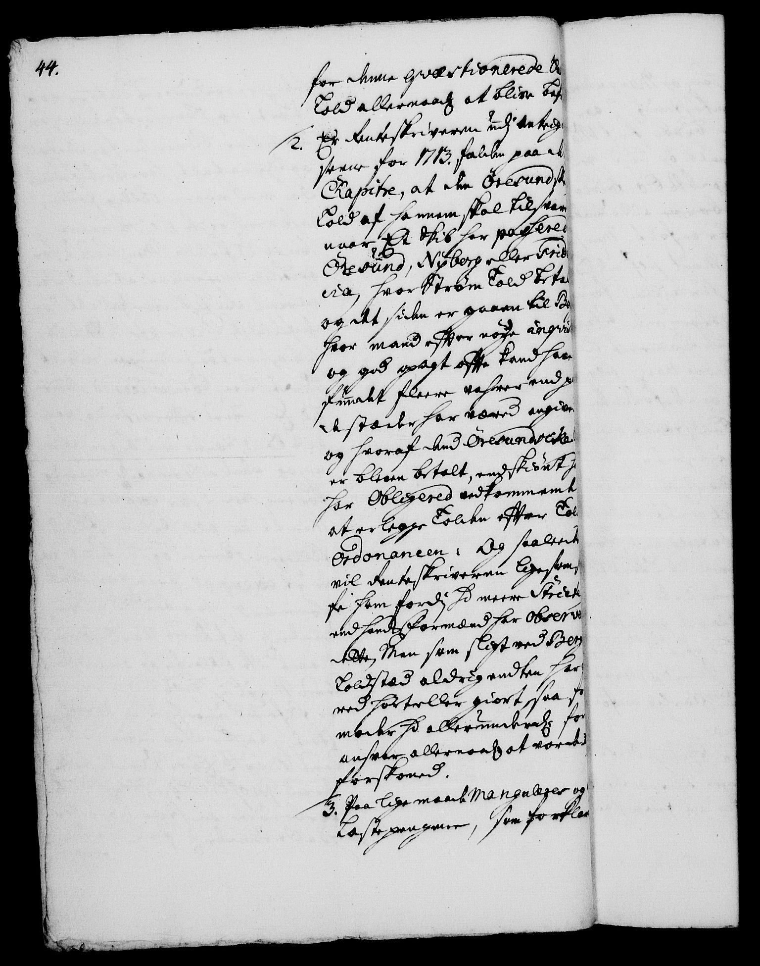 Rentekammeret, Kammerkanselliet, AV/RA-EA-3111/G/Gh/Gha/L0002: Norsk ekstraktmemorialprotokoll, sak. 376-599 (merket RK 53.47), 1720, s. 44