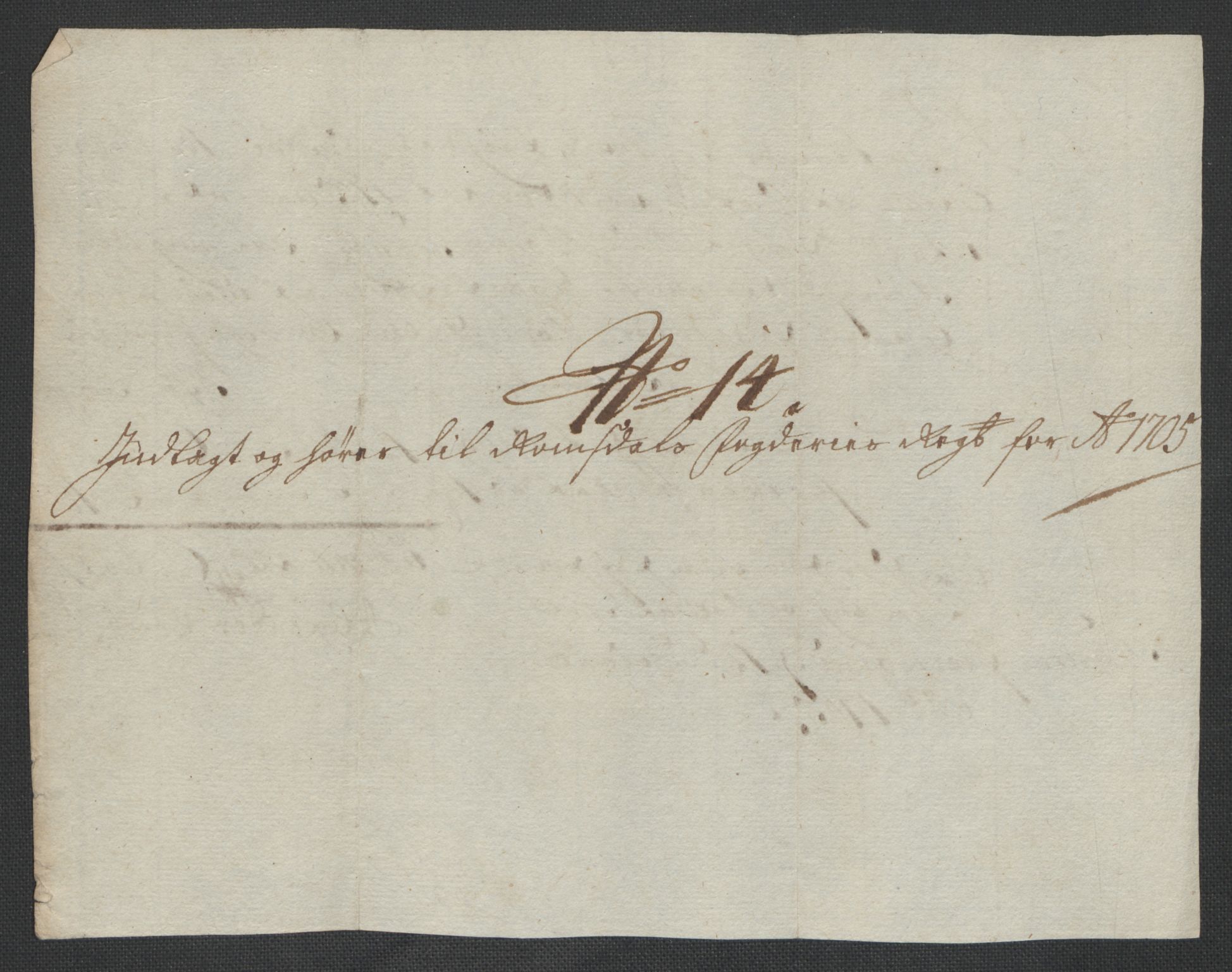 Rentekammeret inntil 1814, Reviderte regnskaper, Fogderegnskap, AV/RA-EA-4092/R55/L3656: Fogderegnskap Romsdal, 1703-1705, s. 473