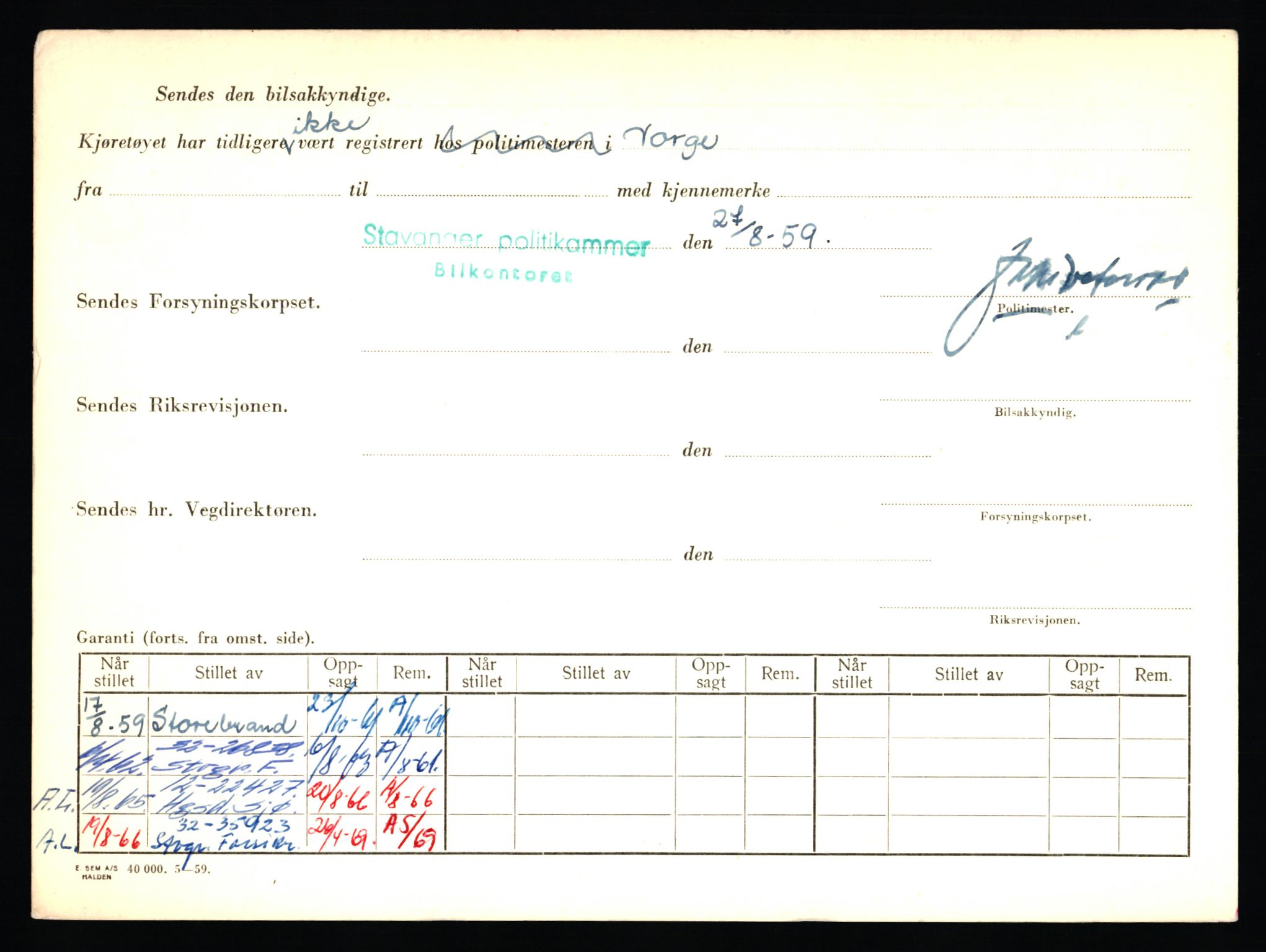 Stavanger trafikkstasjon, AV/SAST-A-101942/0/F/L0010: L-3350 - L-3699, 1930-1971, s. 318