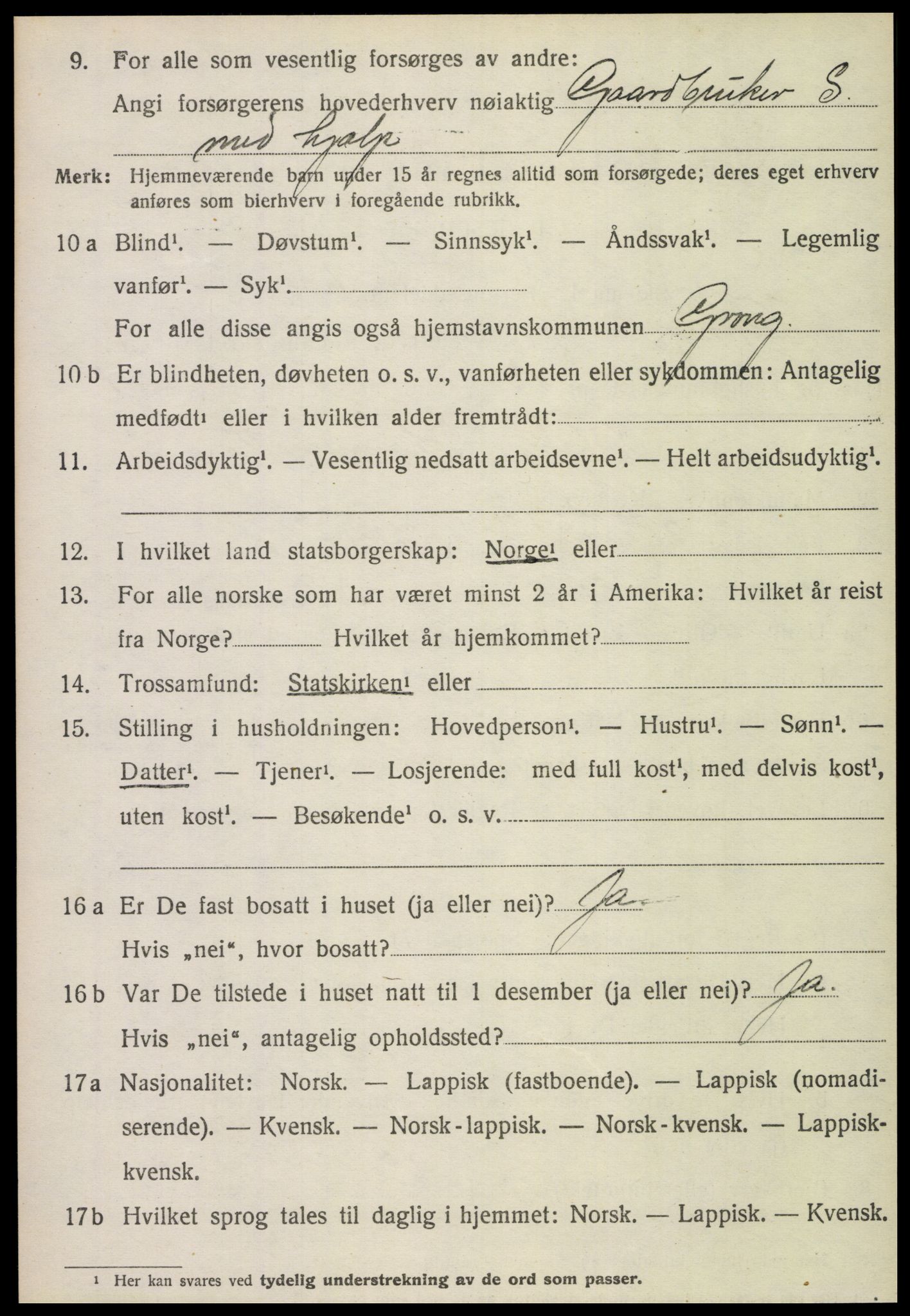 SAT, Folketelling 1920 for 1742 Grong herred, 1920, s. 1178