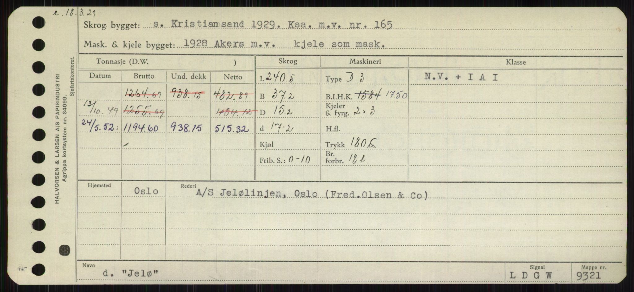 Sjøfartsdirektoratet med forløpere, Skipsmålingen, RA/S-1627/H/Hb/L0003: Fartøy, I-N, s. 51