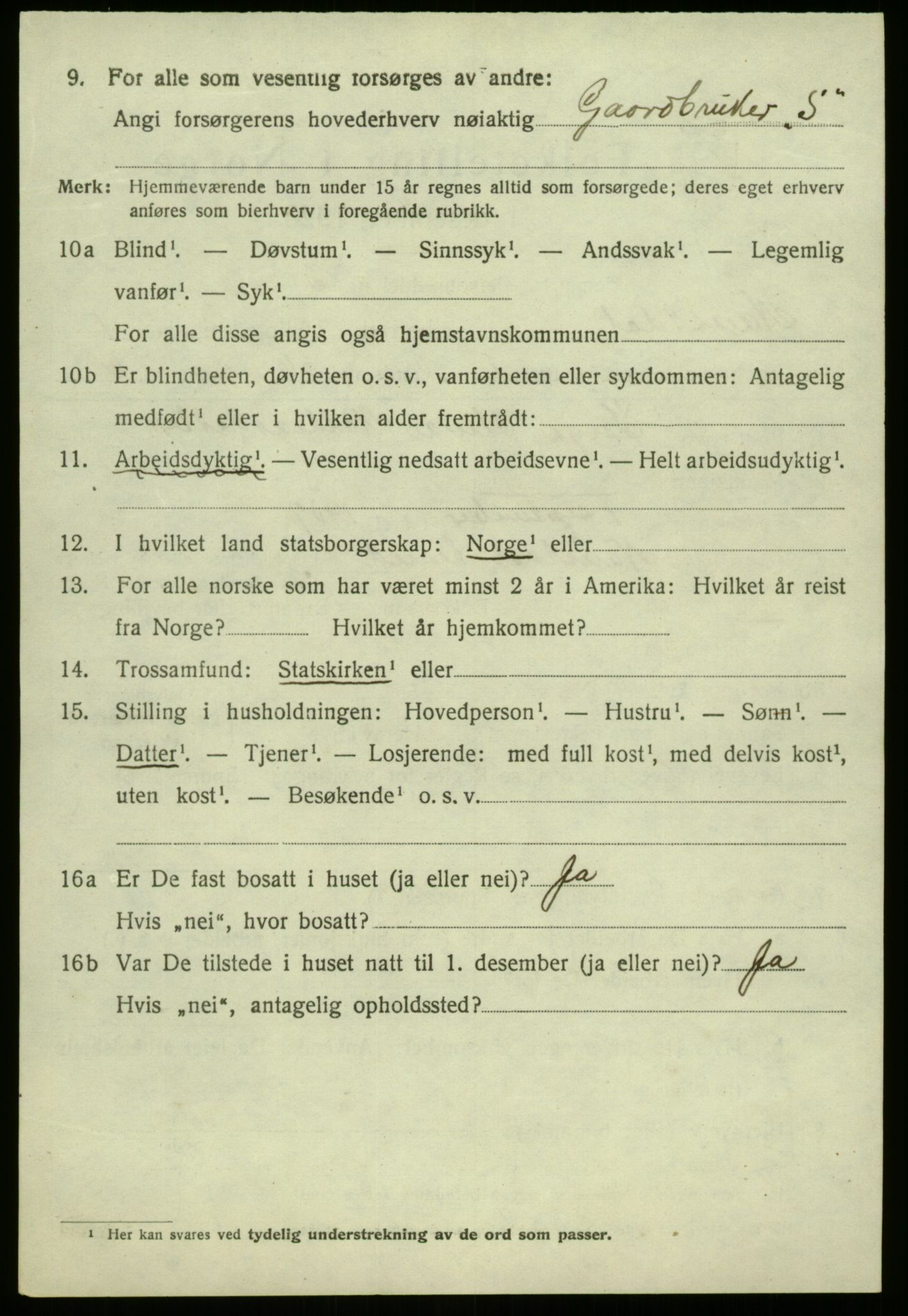 SAB, Folketelling 1920 for 1433 Naustdal herred, 1920, s. 868
