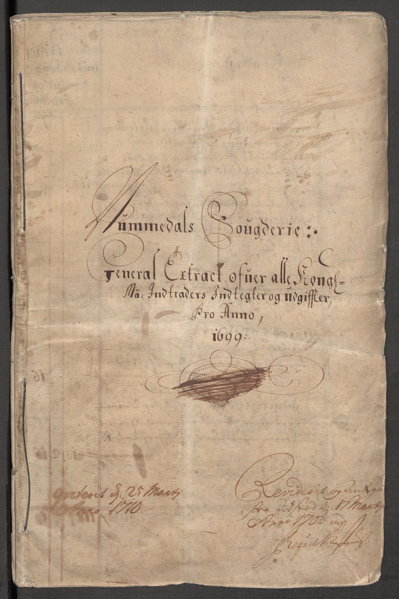 Rentekammeret inntil 1814, Reviderte regnskaper, Fogderegnskap, RA/EA-4092/R64/L4426: Fogderegnskap Namdal, 1699-1700, s. 3