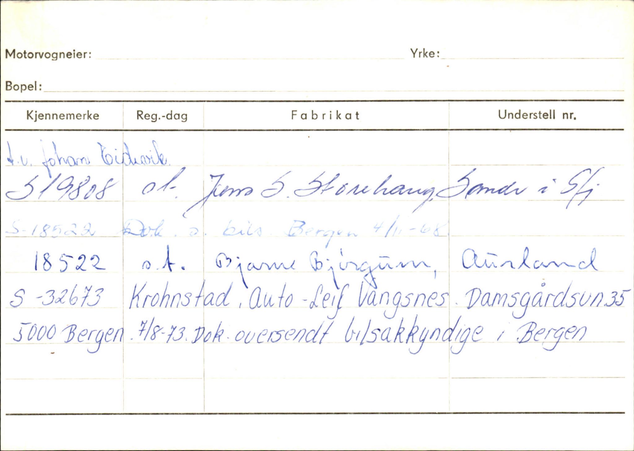 Statens vegvesen, Sogn og Fjordane vegkontor, SAB/A-5301/4/F/L0124: Eigarregister Sogndal A-U, 1945-1975, s. 2412