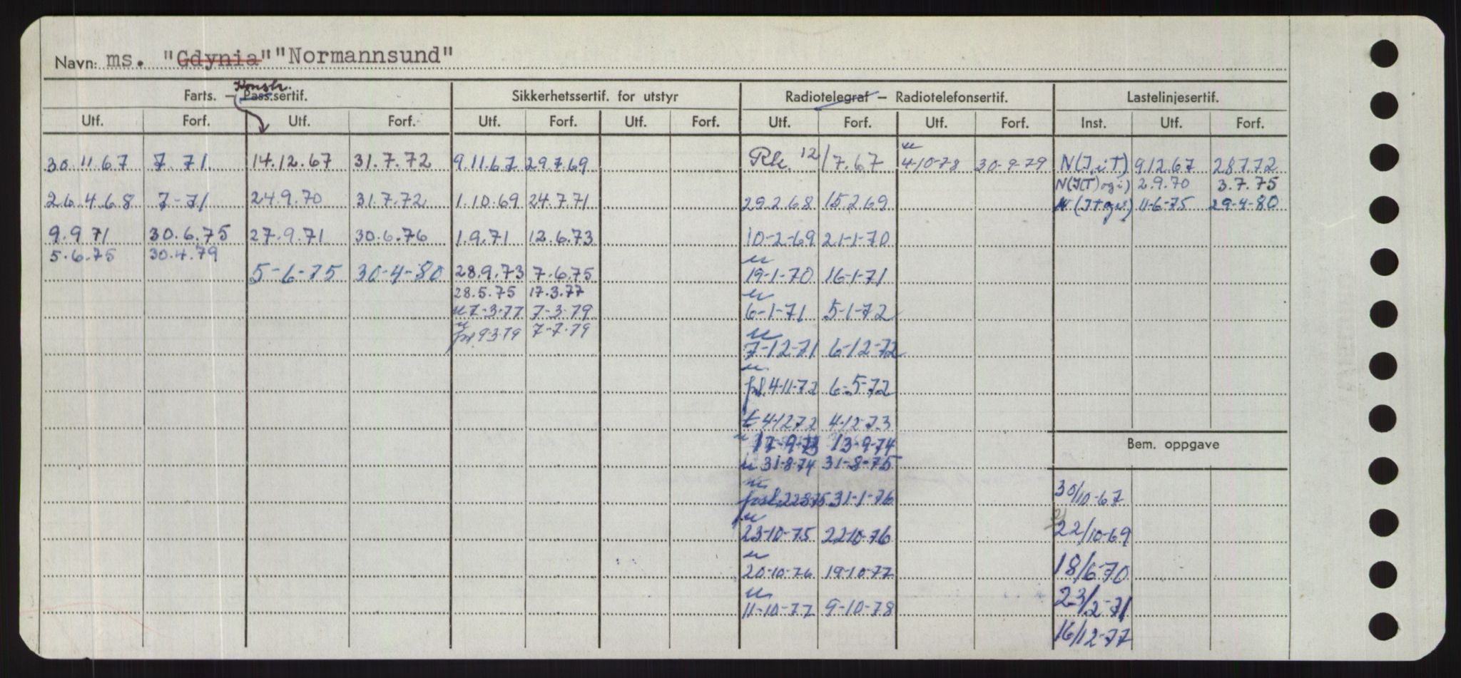 Sjøfartsdirektoratet med forløpere, Skipsmålingen, RA/S-1627/H/Hd/L0027: Fartøy, Norhop-Nør, s. 78