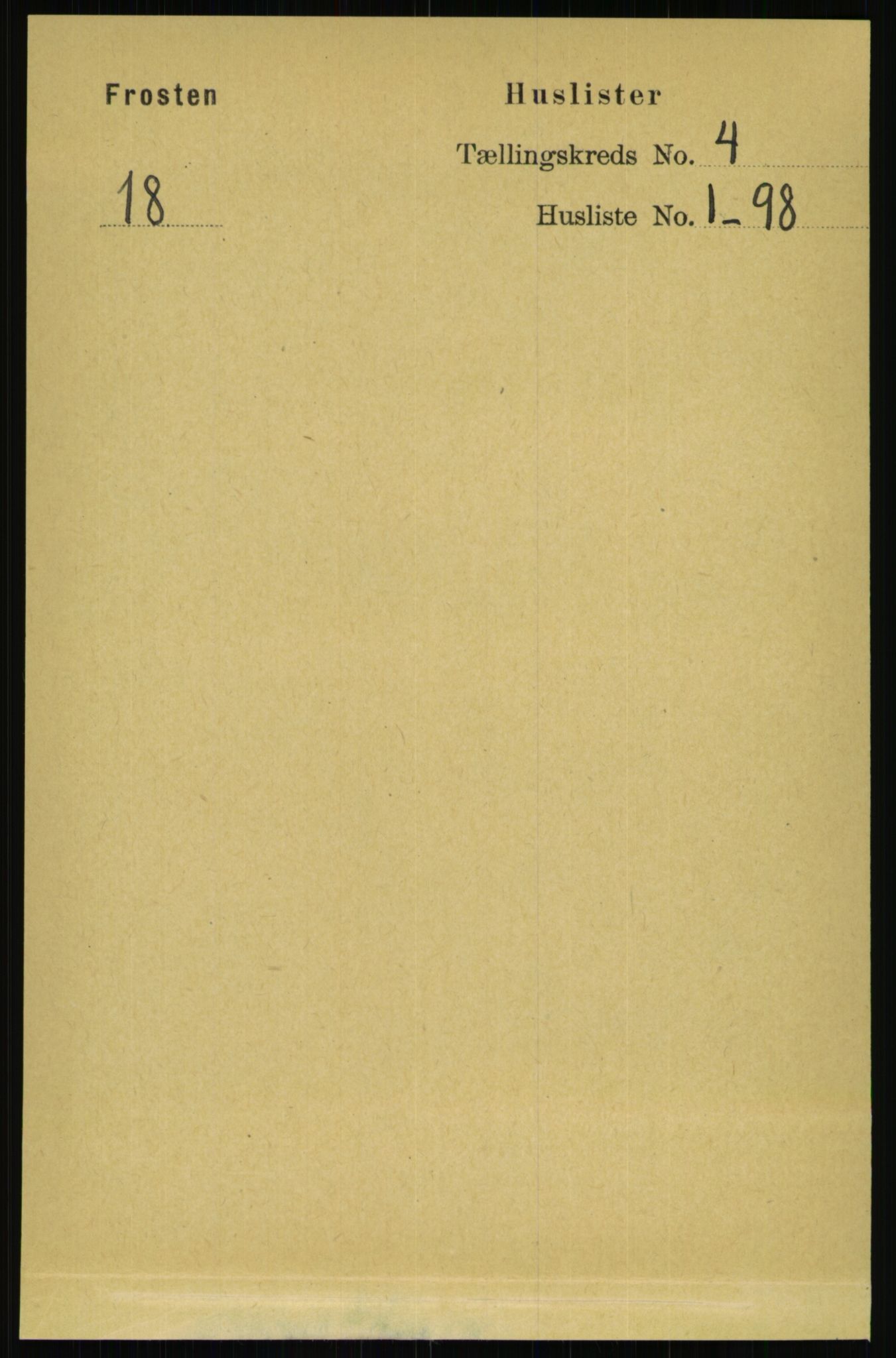 RA, Folketelling 1891 for 1717 Frosta herred, 1891, s. 2541