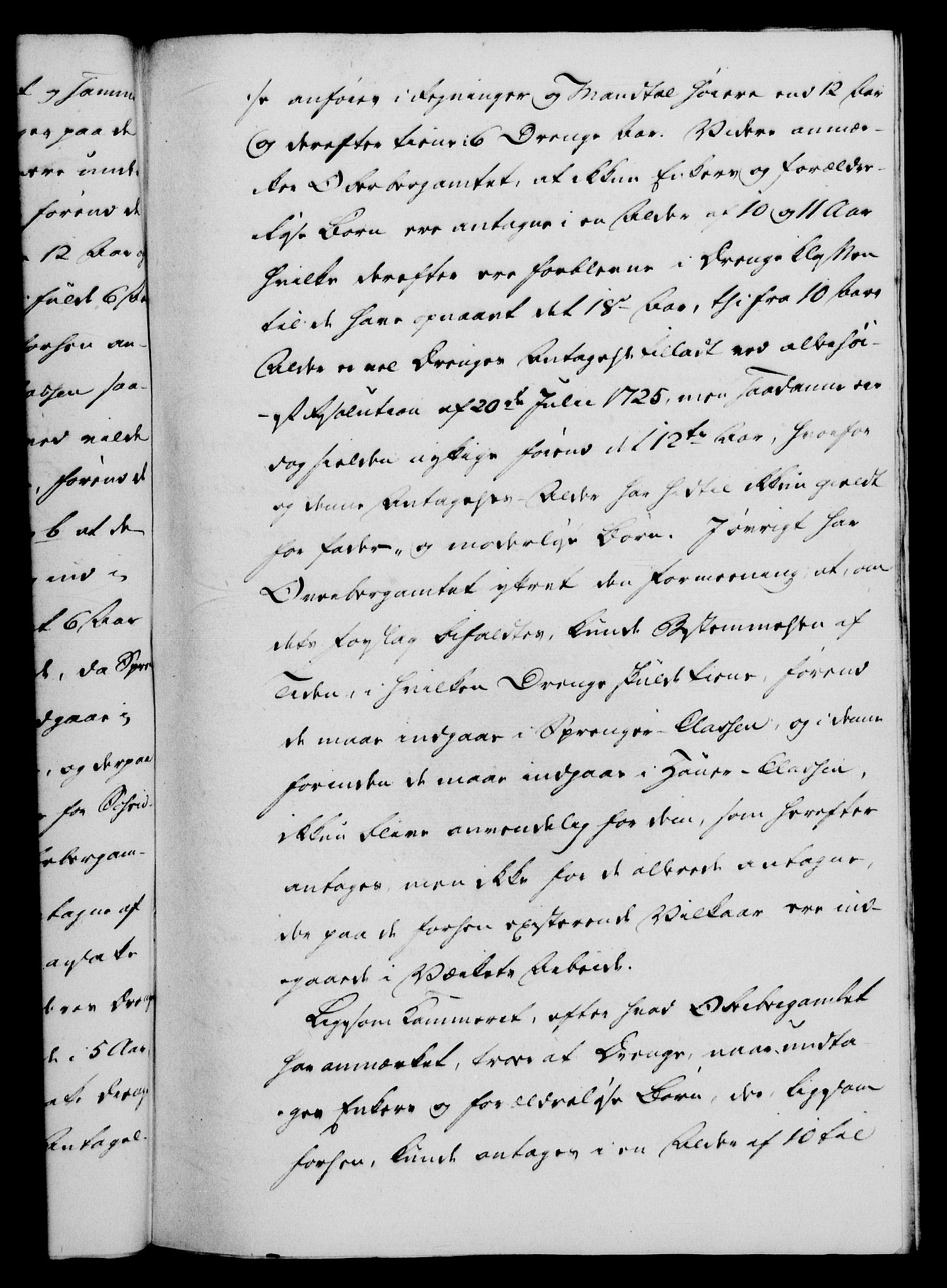 Rentekammeret, Renteskriverkontorene, AV/RA-EA-3115/M/Mf/Mfb/L0005: Relasjons- og resolusjonsprotokoll med register (merket RK 54.11), 1801-1802