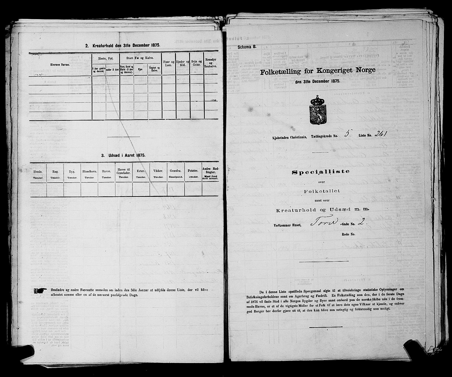 RA, Folketelling 1875 for 0301 Kristiania kjøpstad, 1875, s. 791