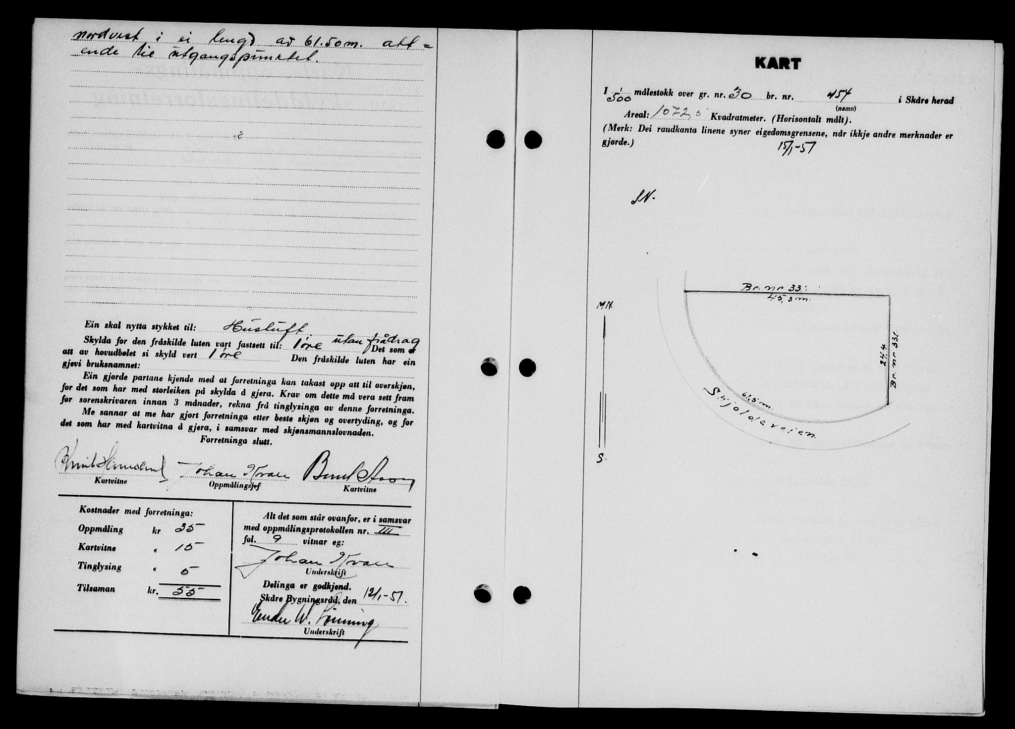 Karmsund sorenskriveri, AV/SAST-A-100311/01/II/IIB/L0101: Pantebok nr. 81A, 1950-1951, Dagboknr: 127/1951