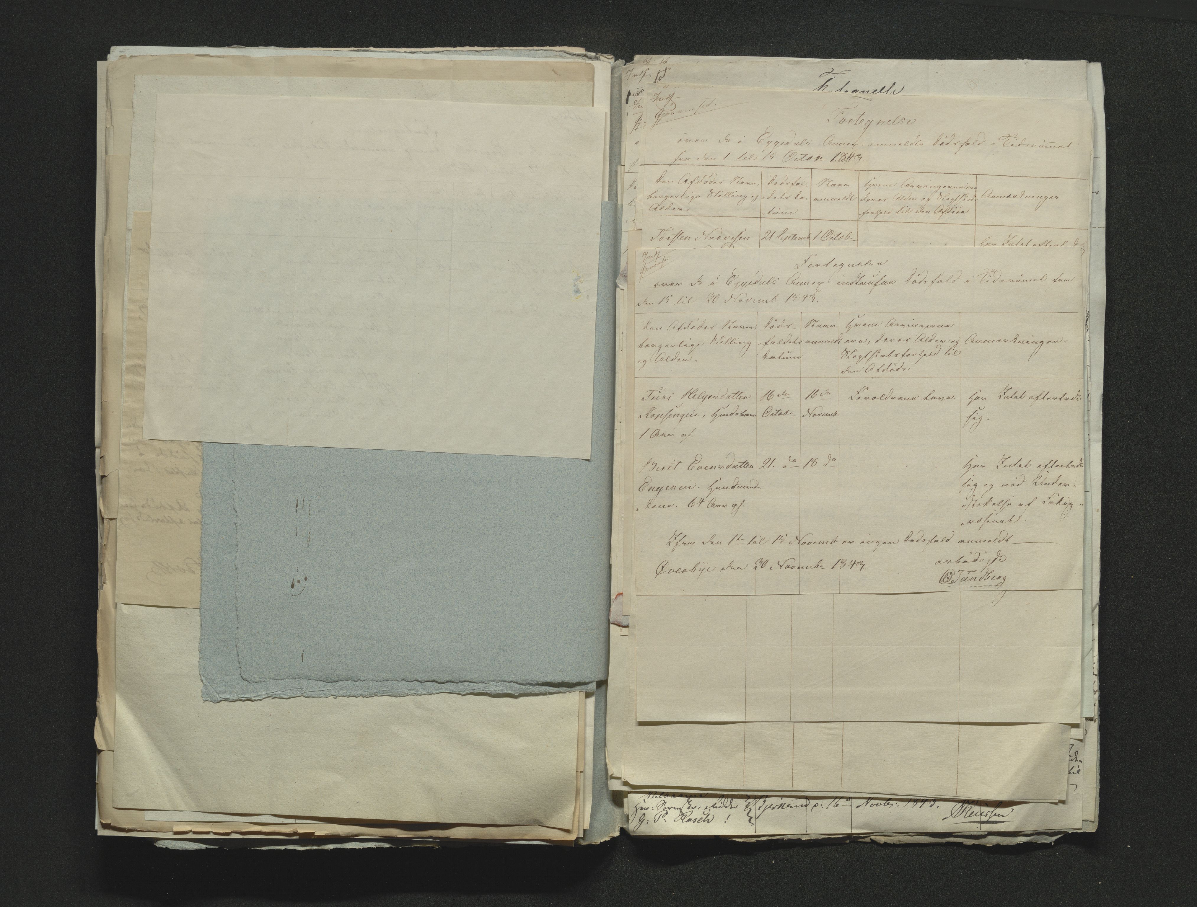 Eiker, Modum og Sigdal sorenskriveri, AV/SAKO-A-123/H/Ha/Hab/L0006: Dødsfallsmeldinger, 1841-1845