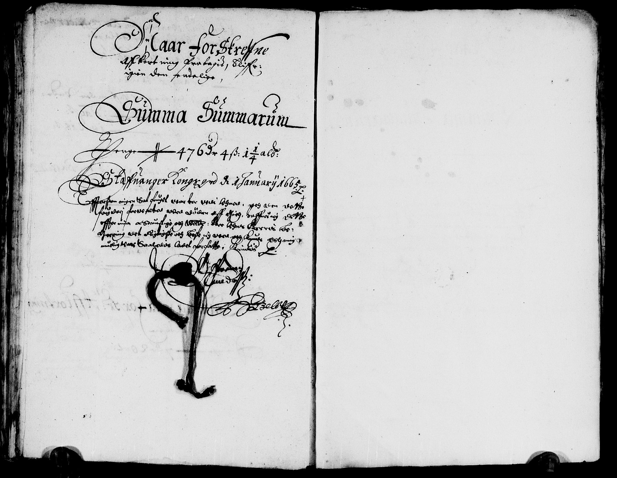 Rentekammeret inntil 1814, Reviderte regnskaper, Lensregnskaper, AV/RA-EA-5023/R/Rb/Rbs/L0048: Stavanger len, 1664