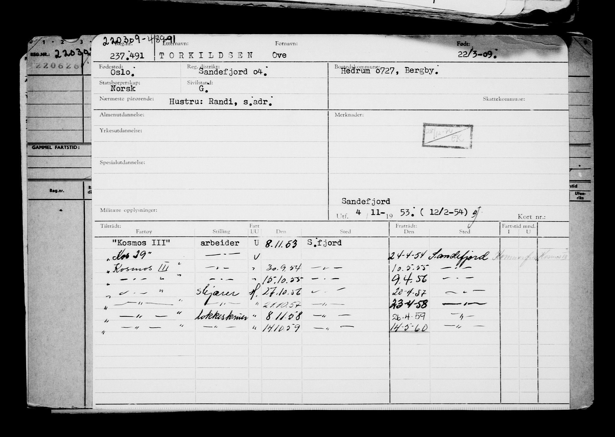 Direktoratet for sjømenn, AV/RA-S-3545/G/Gb/L0082: Hovedkort, 1909, s. 326