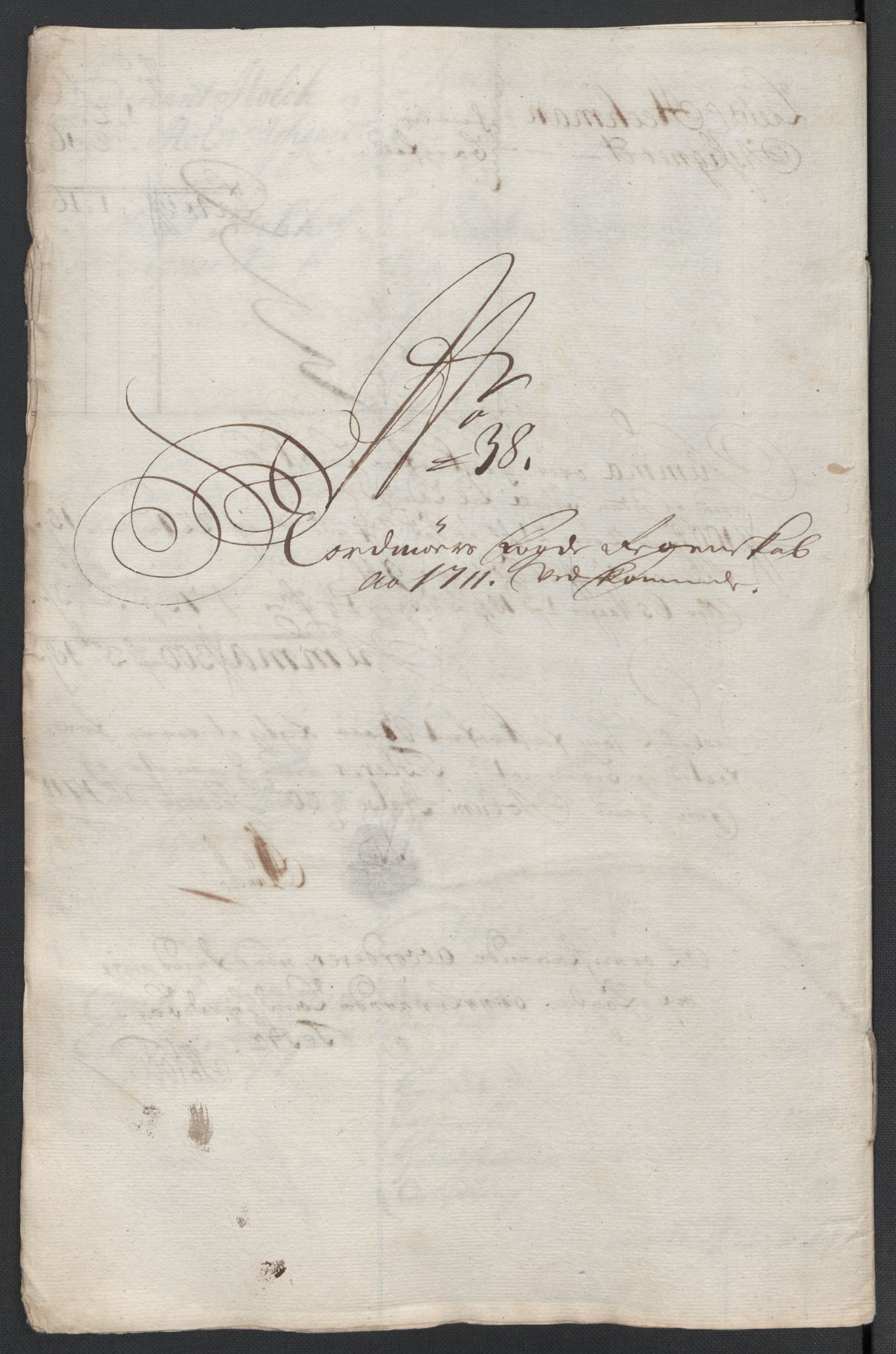 Rentekammeret inntil 1814, Reviderte regnskaper, Fogderegnskap, RA/EA-4092/R56/L3745: Fogderegnskap Nordmøre, 1711, s. 181